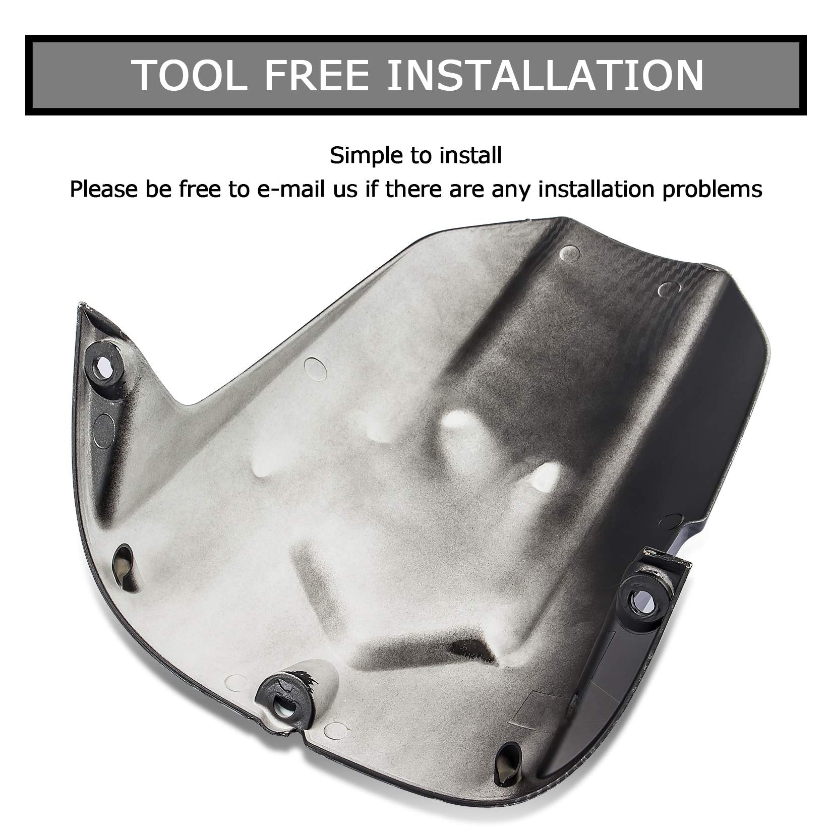 PSLER Rear Mudguard Tire Hugger for YZF R6 2003-2005 and for R6S 2006-2009 (Carbon)