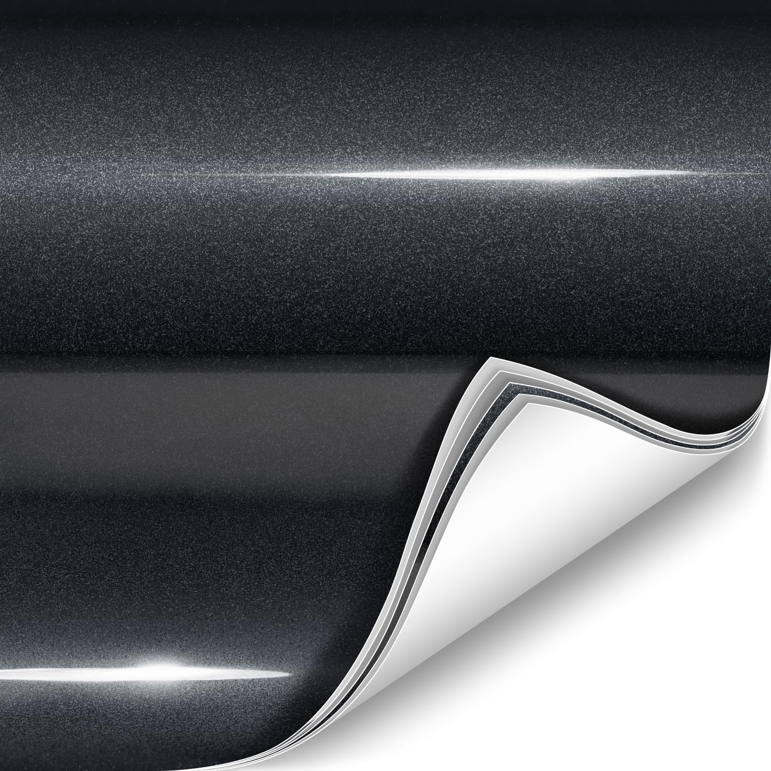 Colorfusion Ppf By Vvivid, Gloss Metallic Shadow Ash Grey Dry Apply Ppf Vinyl Car Wrap Roll 6Ft X 5Ft