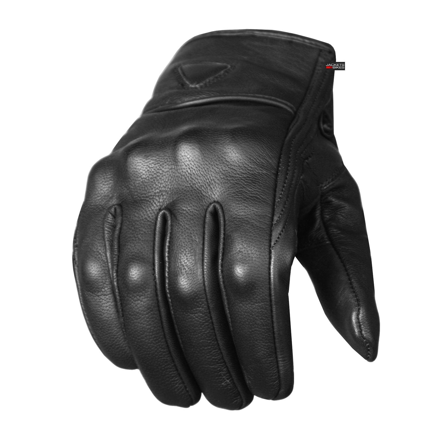 Jackets 4 Bikes Men'S Premium Leather Street Motorcycle Protective Cruiser Biker Gel Gloves M