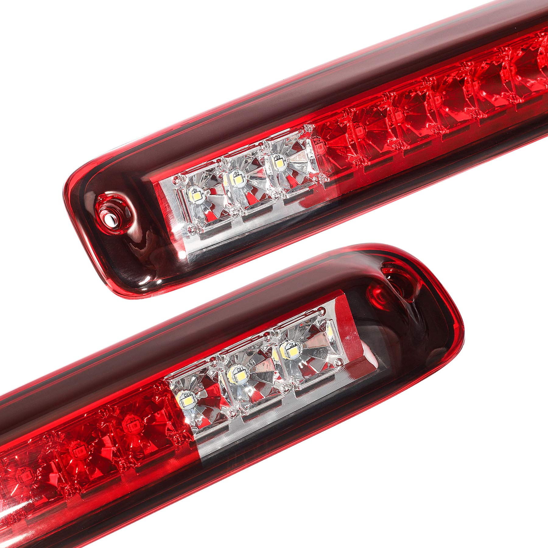 Partsam High Mount Stop Light Led Third 3Rd Brake Light Replacement For Silverado And Sierra 1500 2500 Hd 3500 Hd 2007 To 2013 R