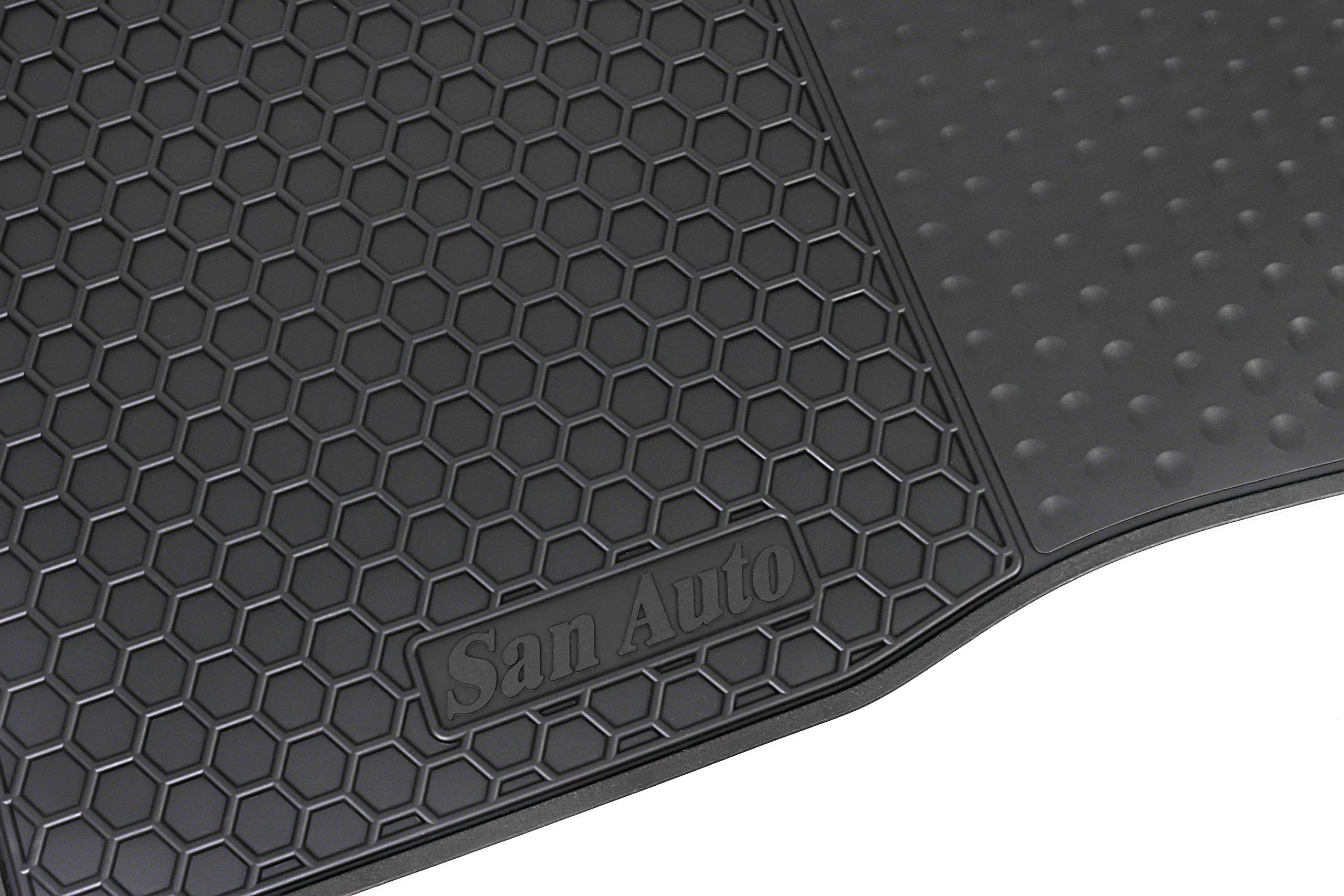 Hd-Mart Car Rubber Floor Mat For Honda Civic Sedan 10Th 2016 2017 2018 2019 2020 2021 Custom Fit Full Black Auto Floor Liners Ma