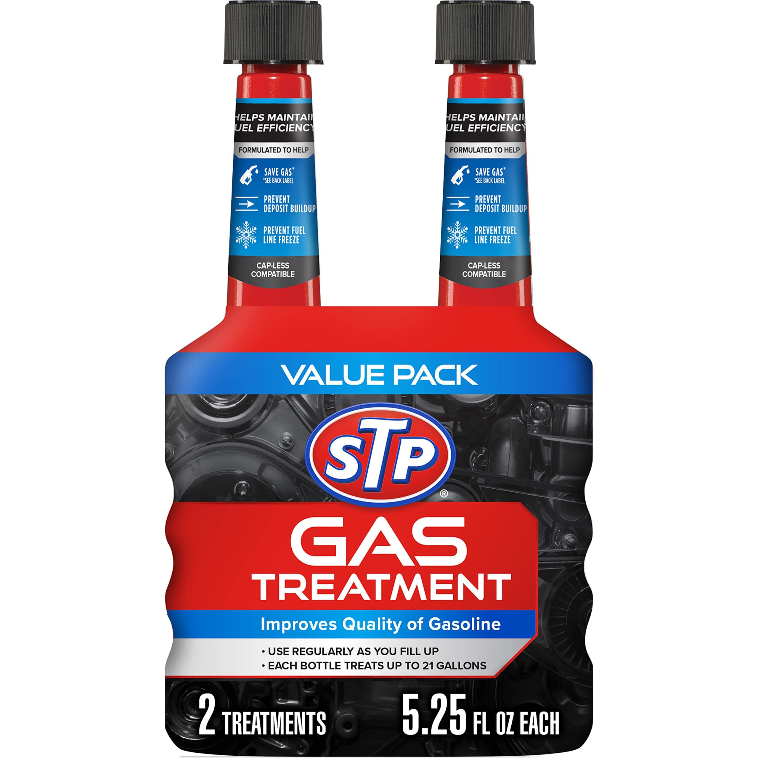 Stp Fuel Intake System Cleaner By Stp, Super Concentrated Gas Treatment For Cars, Trucks, 5.25 Fl Oz Each, 6 Pack