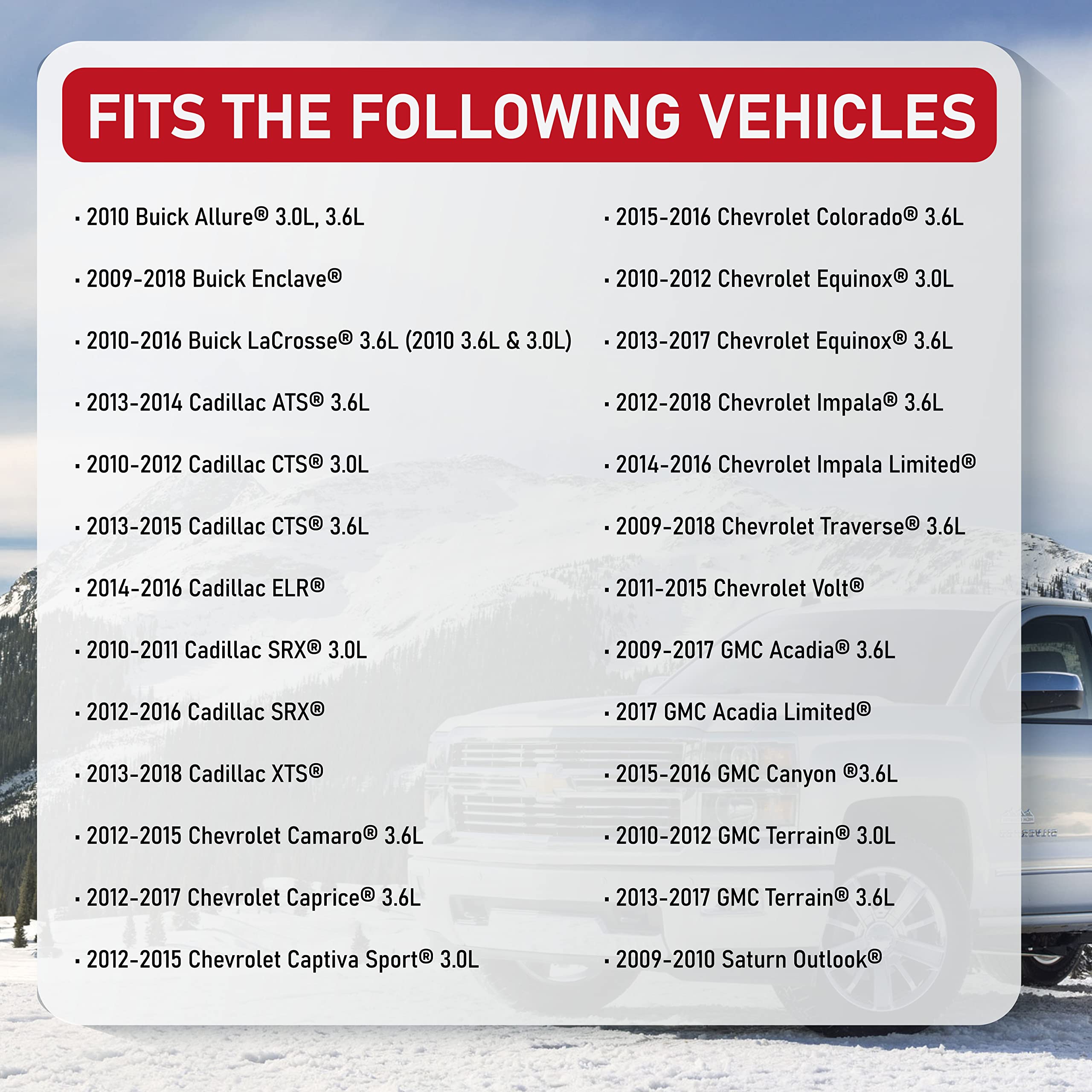 Vapor Canister Purge Valve Solenoid - Replaces 12610560, 911-082, 12661763 - Compatible with Chevy, Buick, GMC, Cadillac & Satur