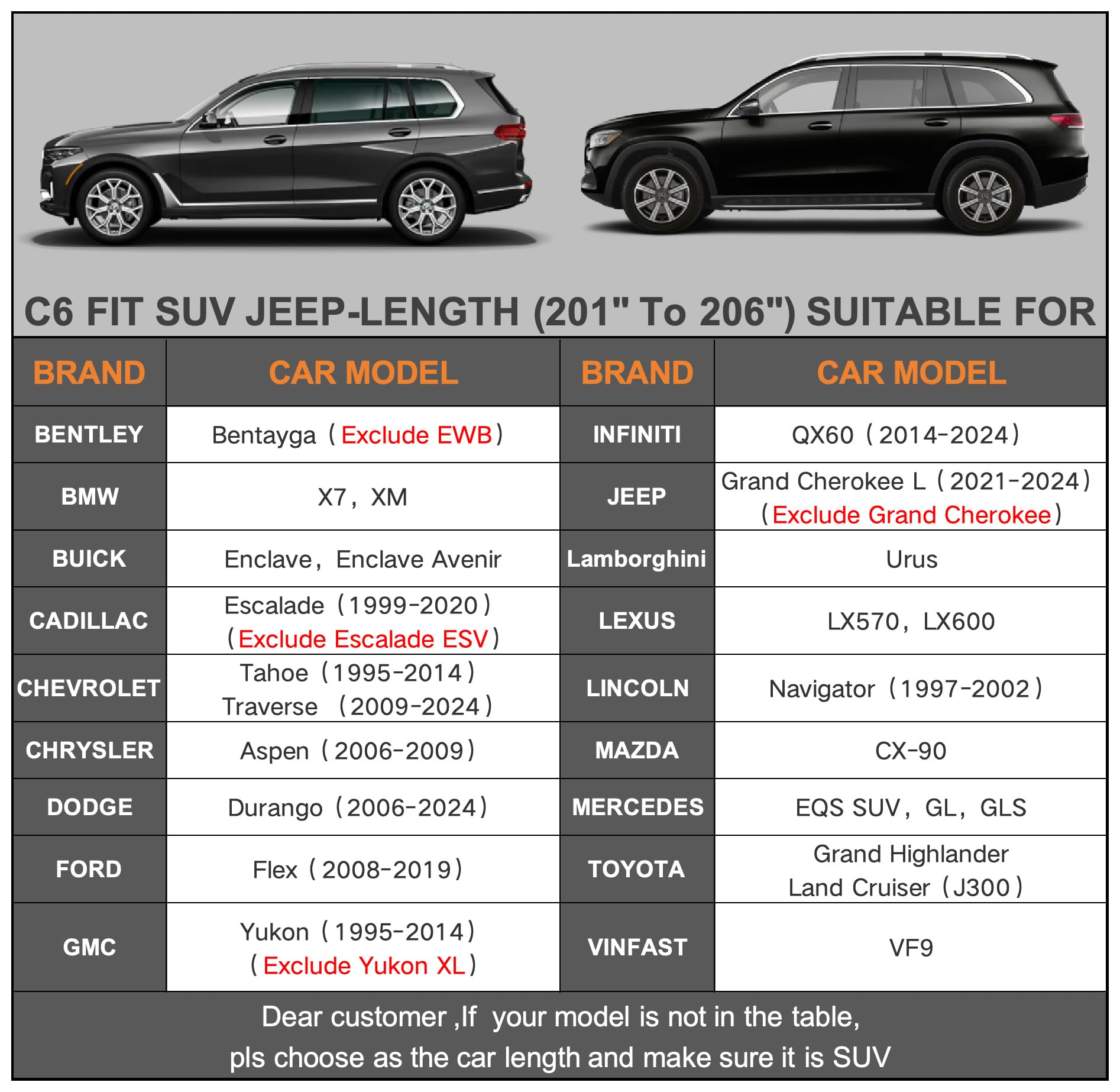 Kayme 7 Layers Suv Car Cover Waterproof All Weather For Automobiles, Outdoor Large Suv Cover Rain Sun Uv Protection, Universal F