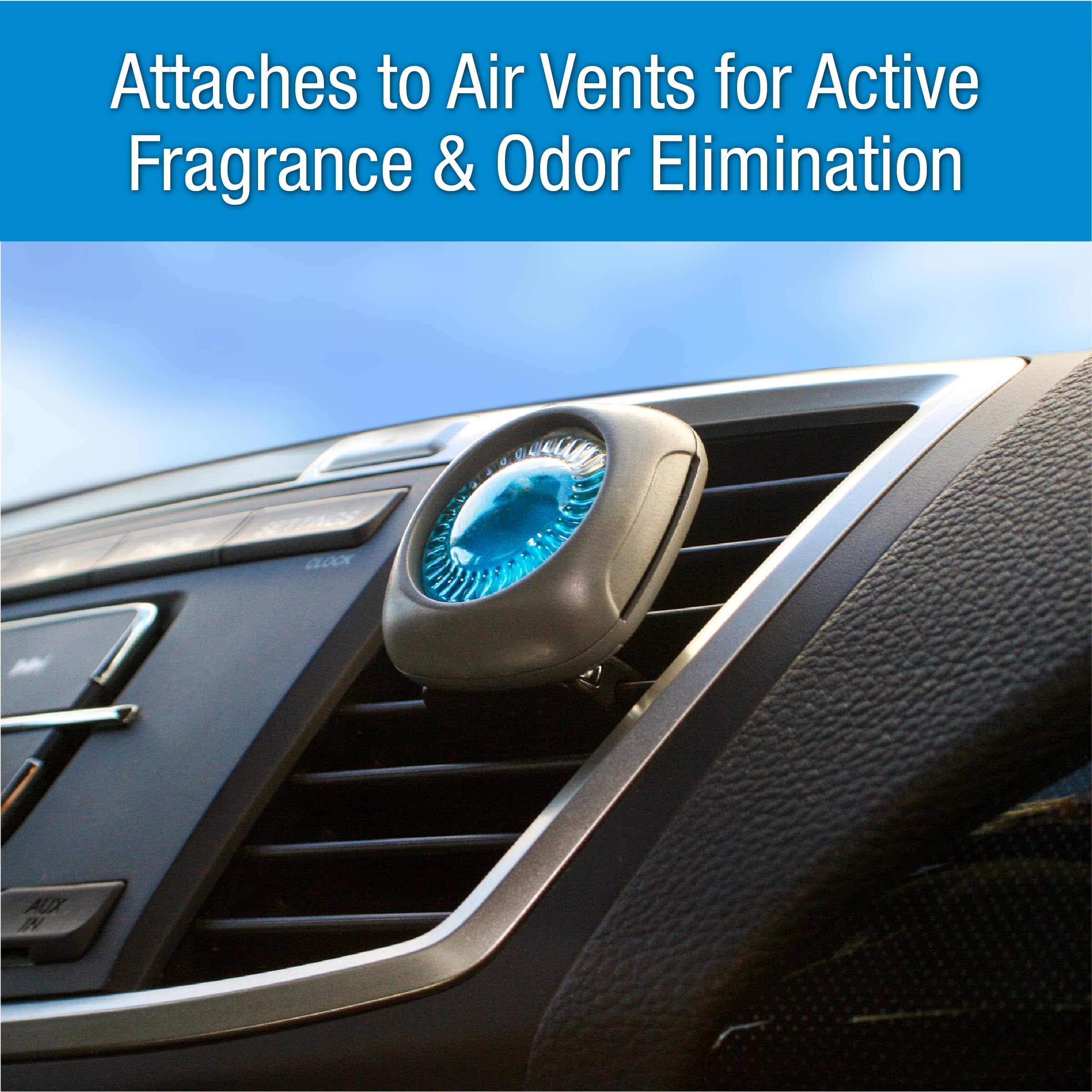 Arm & Hammer AH8203CA Cabana Breeze Freshness Vent Clip for Car Air Freshener 4 Pack of 3 Piece in Each