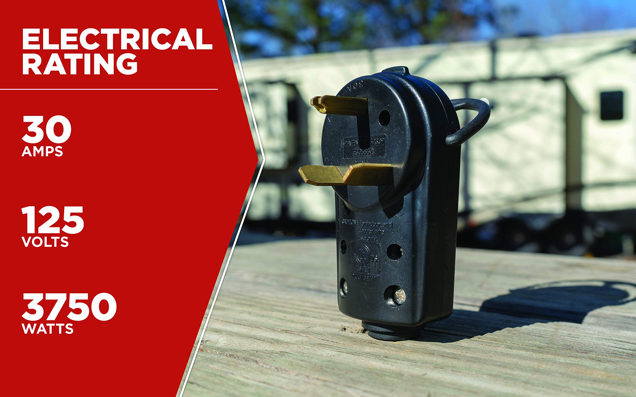 Road Power 65040201 Rv Adapter, Black