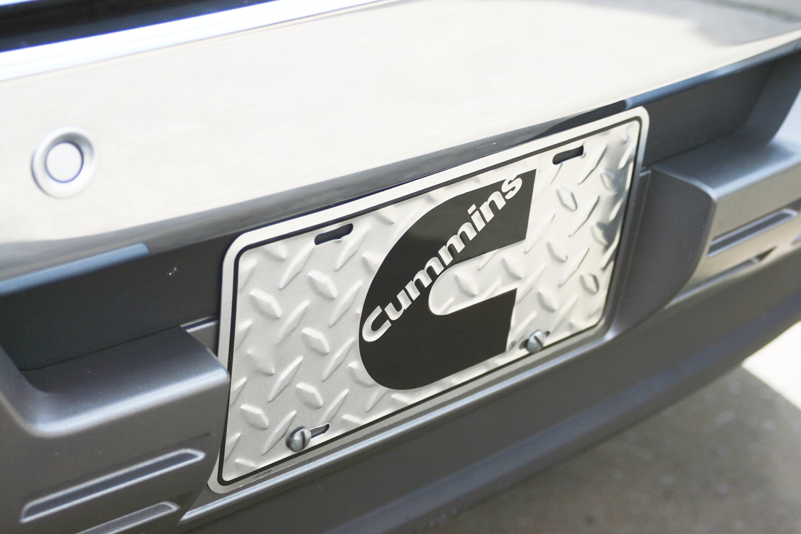 Cummins Diesel Engines Diamond Plated License Plate