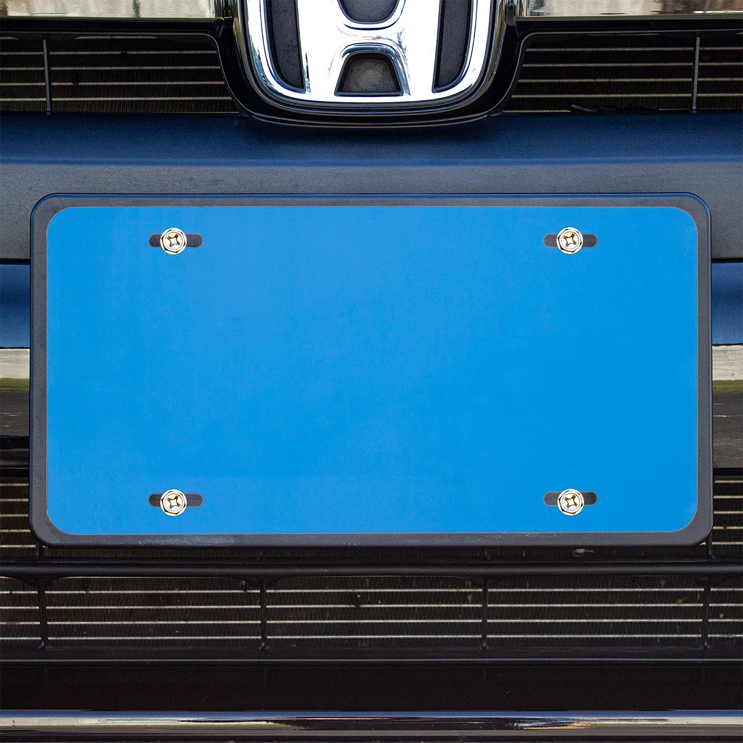 Custom License Plate For Front Of Car - Personalized Car Tags - 6” X 12” Universal Fit (Cerulean)