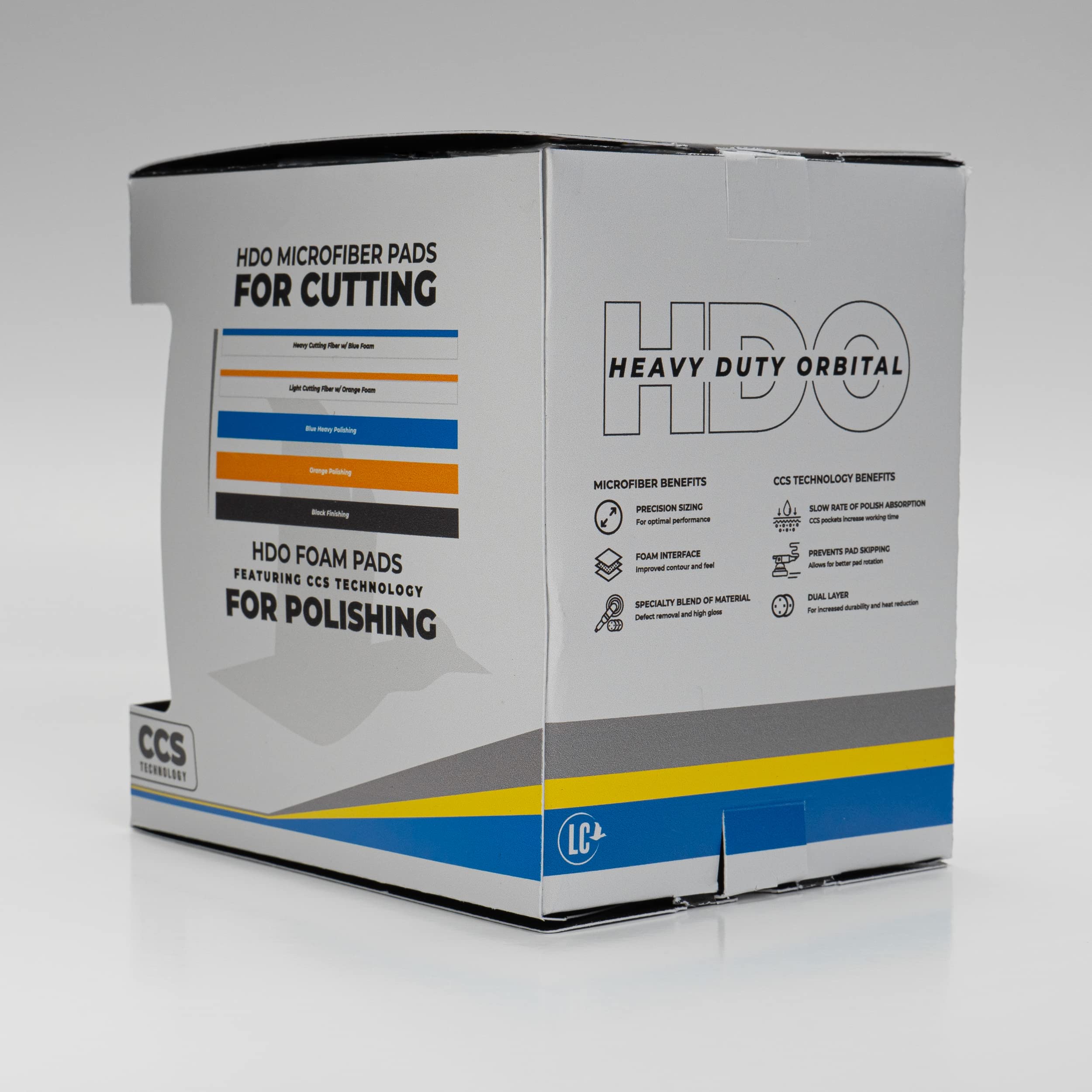 Hdo Foam And Microfiber Kit (5 Pads, 6.5   )- Complete Hdo Line-Up In One Box. Cutting, Polishing And Finishing Foams And Also C