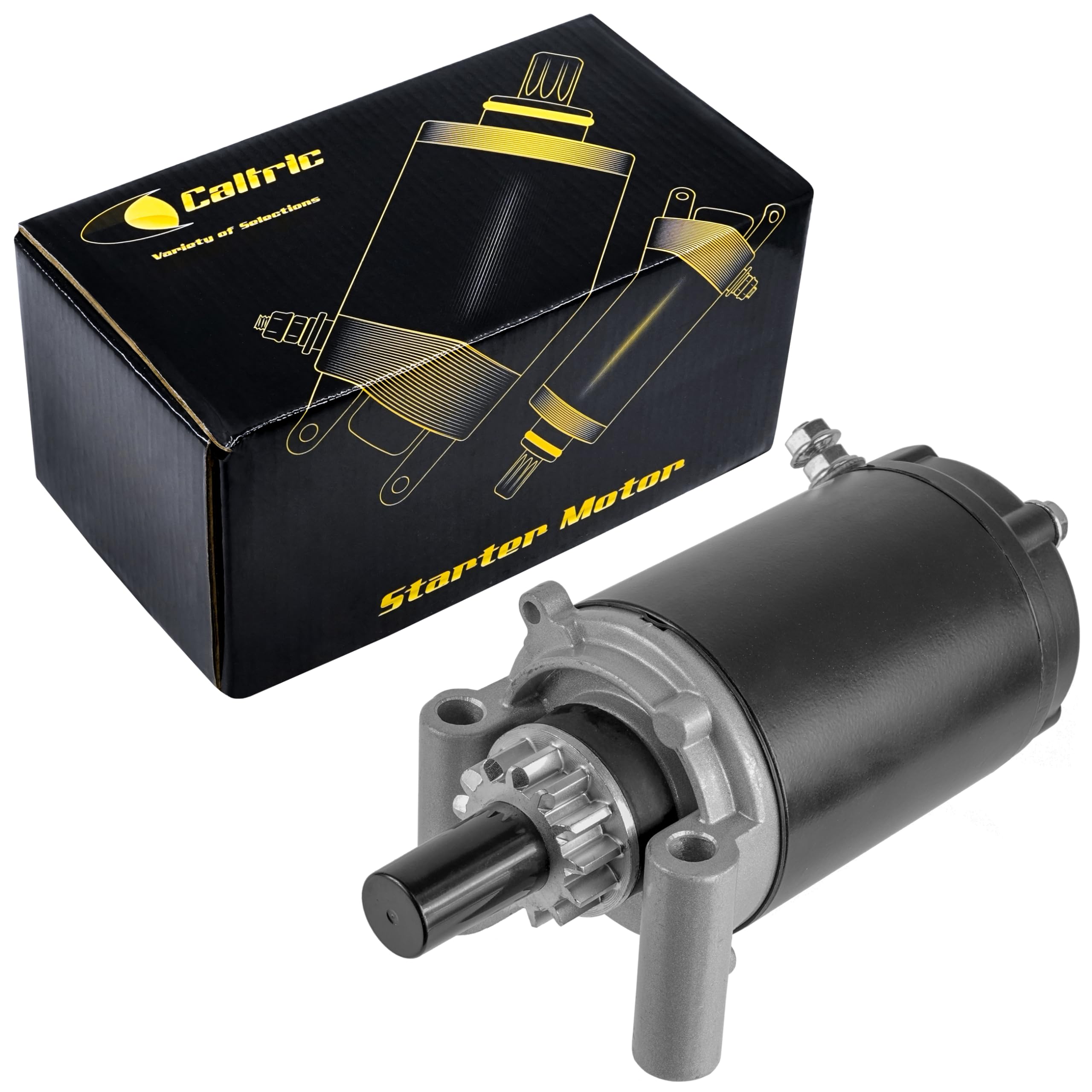 Caltric Starter Compatible With John Deere 13 13Hp 15 15Hp 16 16Hp Lt133 Lt150 Lt155 Ltr155 Lt160 All