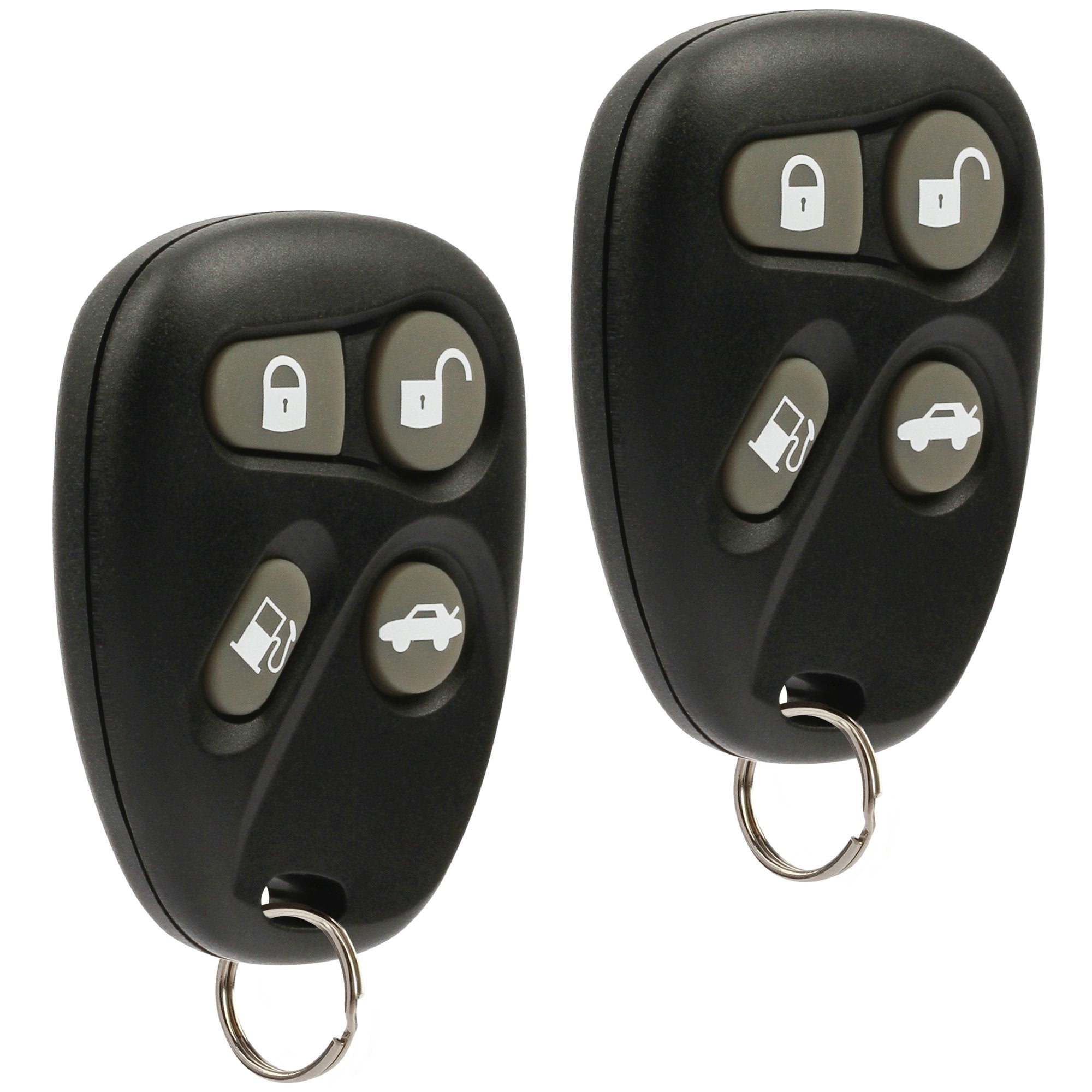 2 Keyless Entry Remote Key Fob - 4 Button (Gas Door)