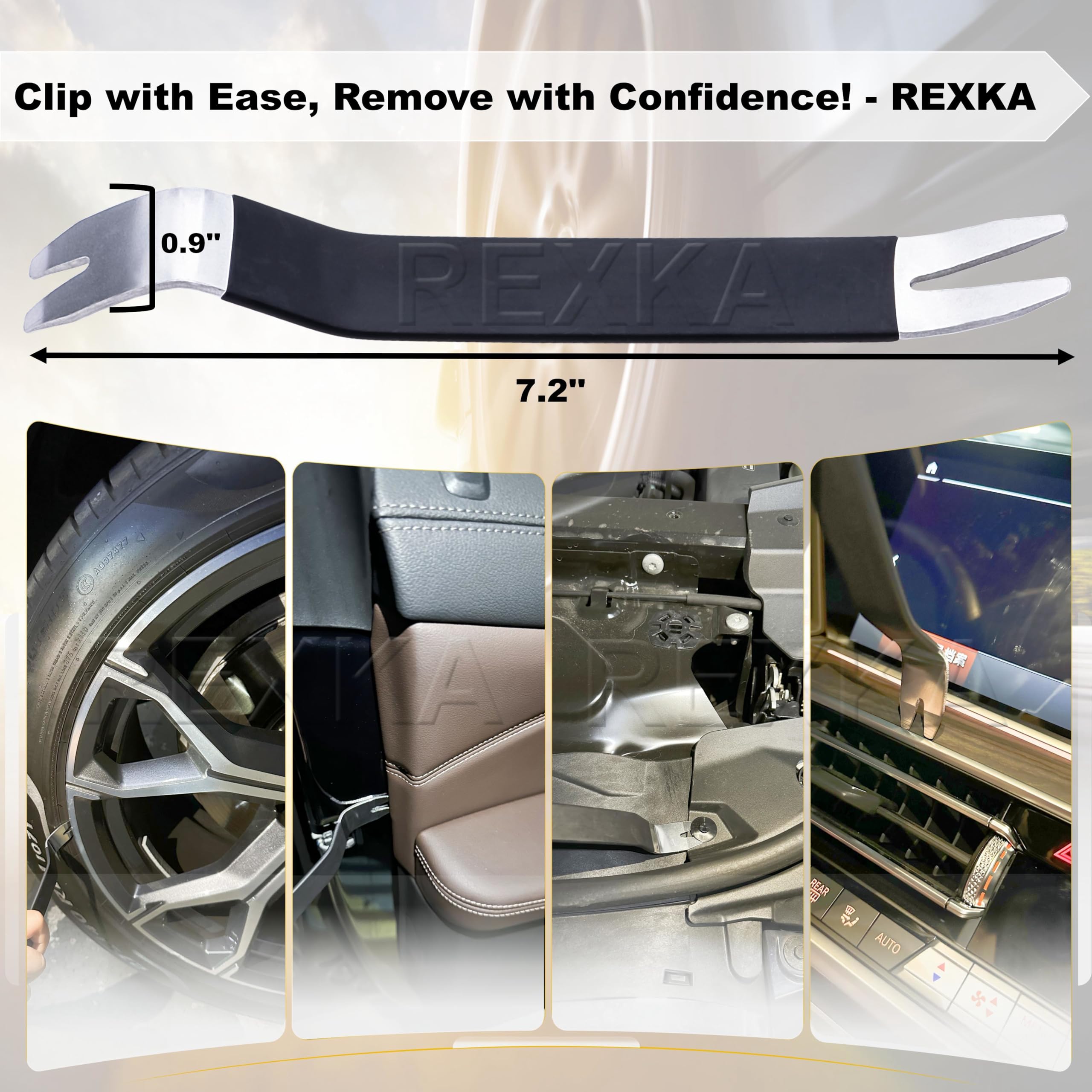 Rexka 41Pcs Rear Front Bumper Cover Fender Grille Under Cover Push-Type Retainer Clip Fastener Rivet 91505-Tm8-003 For Honda Acu