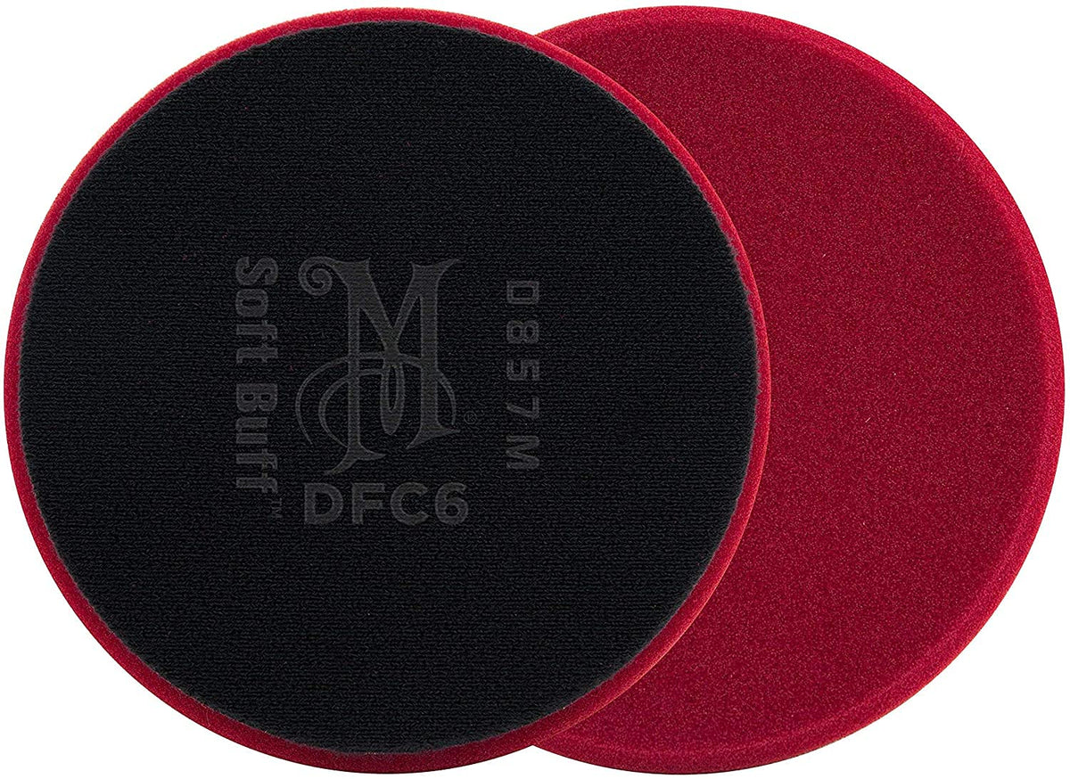 Meguiars 6    Soft Buff Da Foam Cutting Disc Dfc6 - Hook And Loop Pad For Use With A 6    Da Backing Plate, Dual Action Polisher