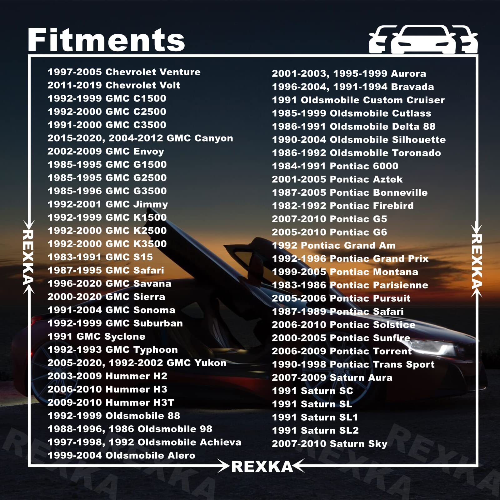 Rexka 20 Pcs 1/4 (#14) License Plate Emblem Nameplate Bumper Nut Retainer Grommet Compatible With Gm 3907444 Chevrolet Colorado Malibu Silverado Gmc Canyon Sierra Buick Cadillac