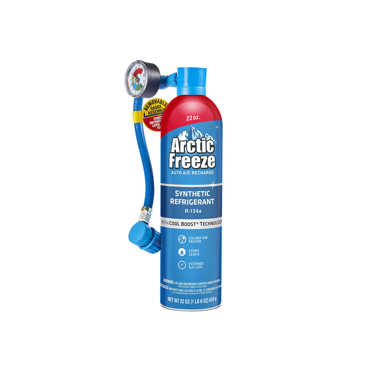Arctic Freeze Ultra Synthetic Automotive Refrigerant 134A - 22 Oz