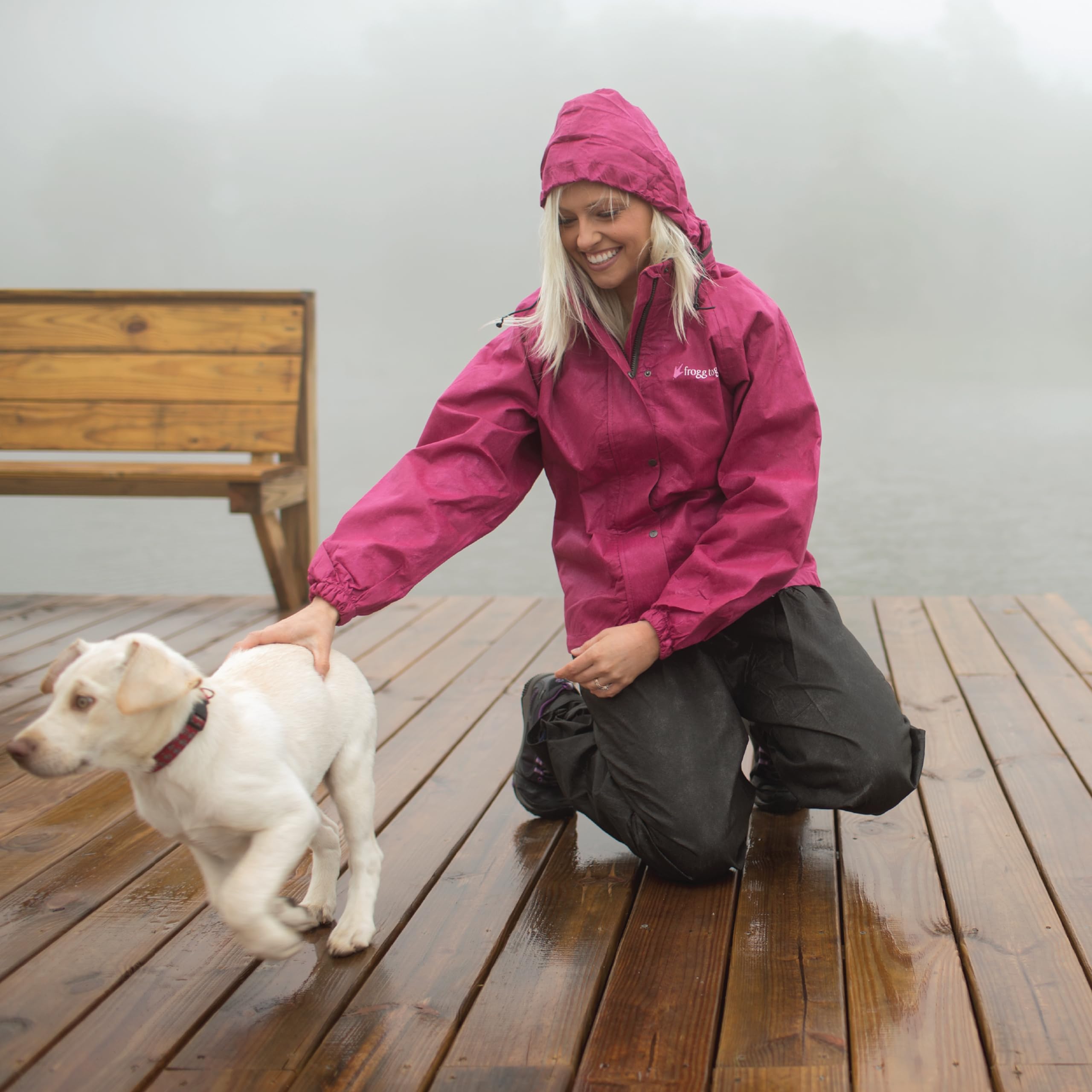 Frogg Toggs Women'S Classic All-Purpose Waterproof Breathable Rain Suit, Realtree Edge, Large