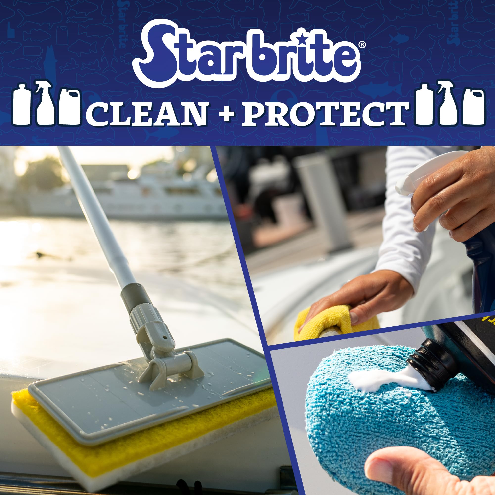 STAR BRITE Premium Marine Polish - 16 OZ Gel Coat Sealer - High Gloss Finish - Model 085716PW - Plastic