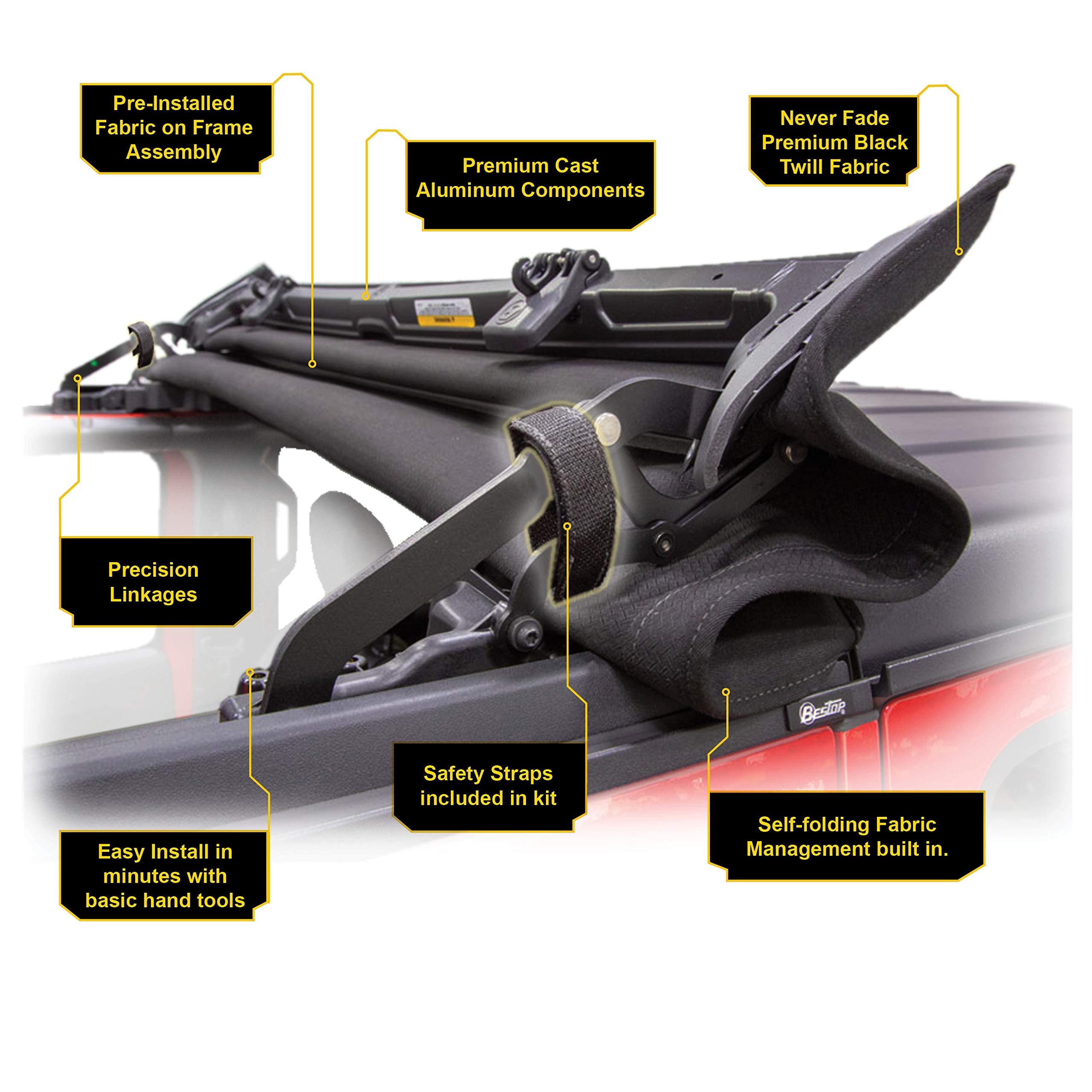 Bestop 5245335 Sunrider For Hardtop For 2007-2018 Wrangler Jk 2-Door & Unlimited