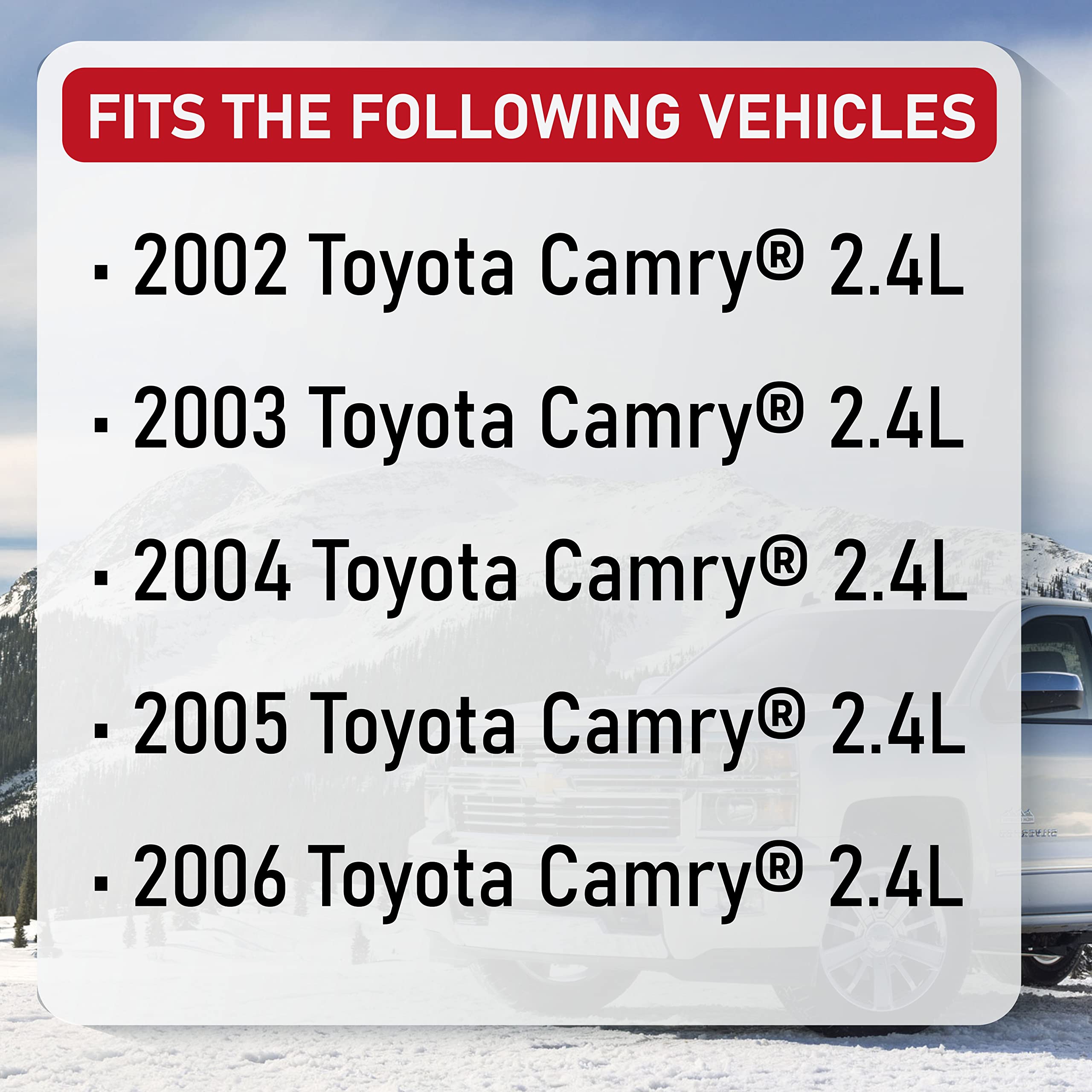 Engine Motor And Transmission Mount Set Of 4 - Compatible With Toyota Camry Motor Mounts 2002-2006 2.4L Automatic Trans - Replac