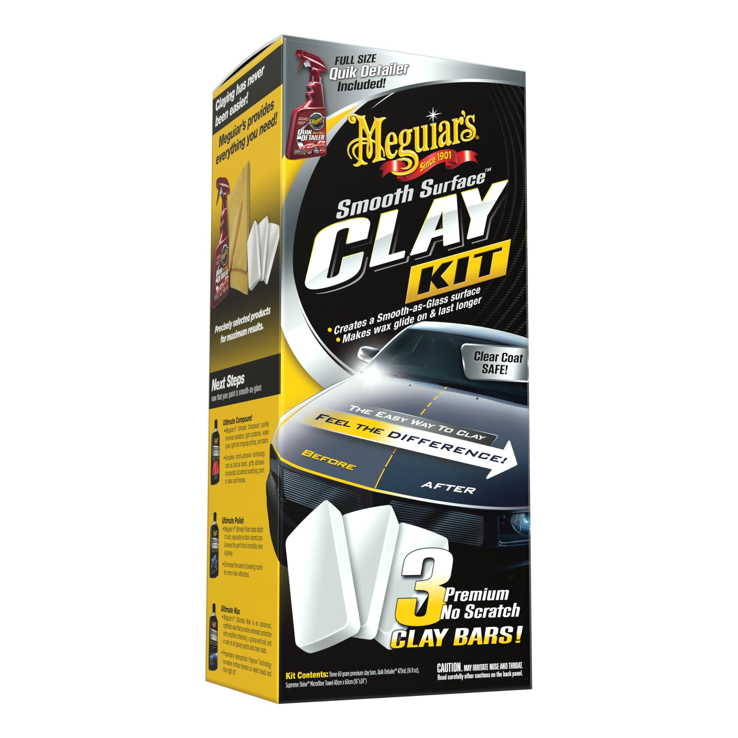 Meguiars G191700 Smooth Surface Clay Kit