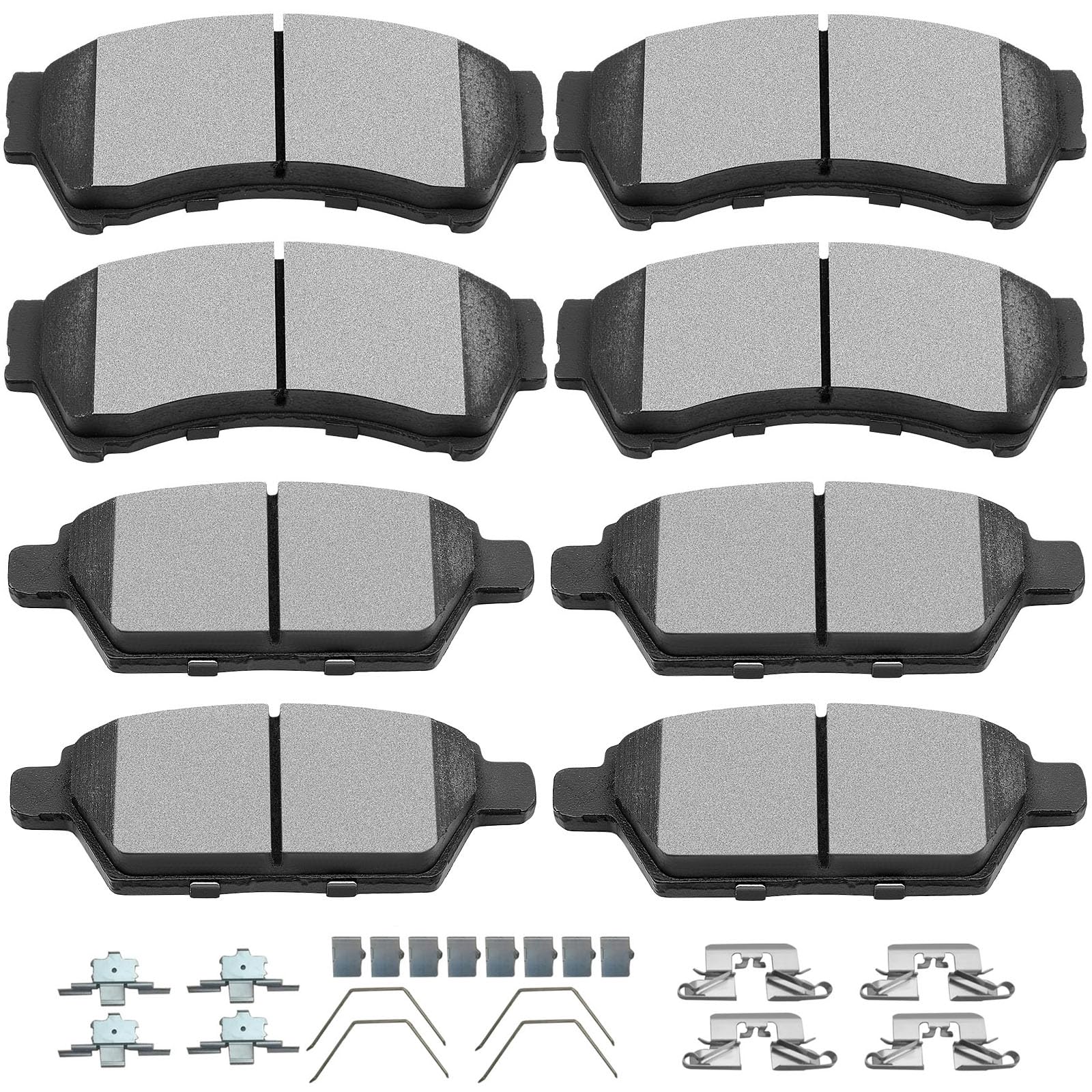 Scitoo D1164 D1161 Front Rear Ceramic Brake Pads Sets Fit For Ford For Fusion 2006-2012,For Lincoln Mkz 2007-2012,For Lincoln Ze
