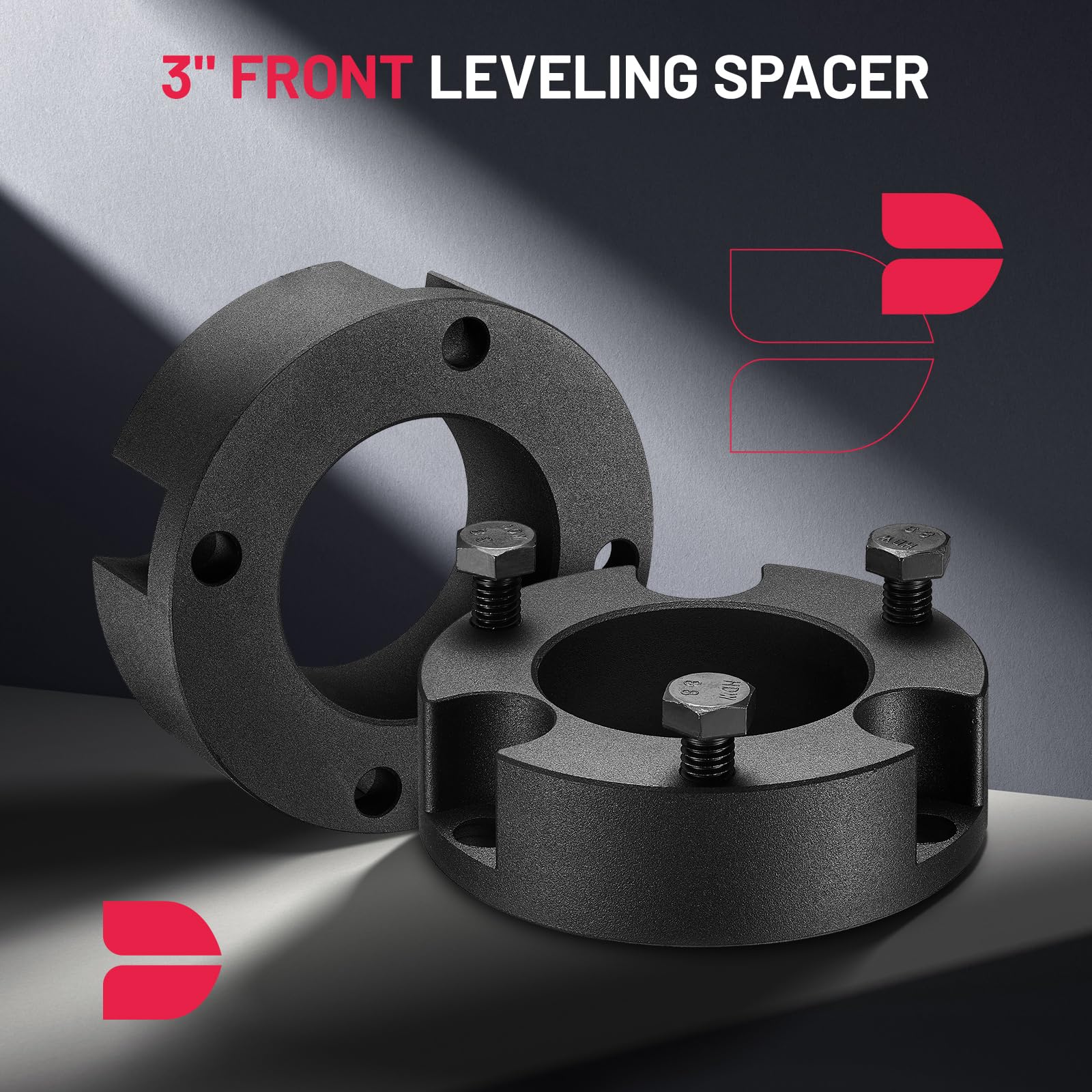 Bdfhyk Leveling Lift Kits Compatible With Toyota Tacoma, 3'' Front And 2'' Rear Leveling Lift Kit For 1995-2004 Tacoma 2Wd 4Wd,