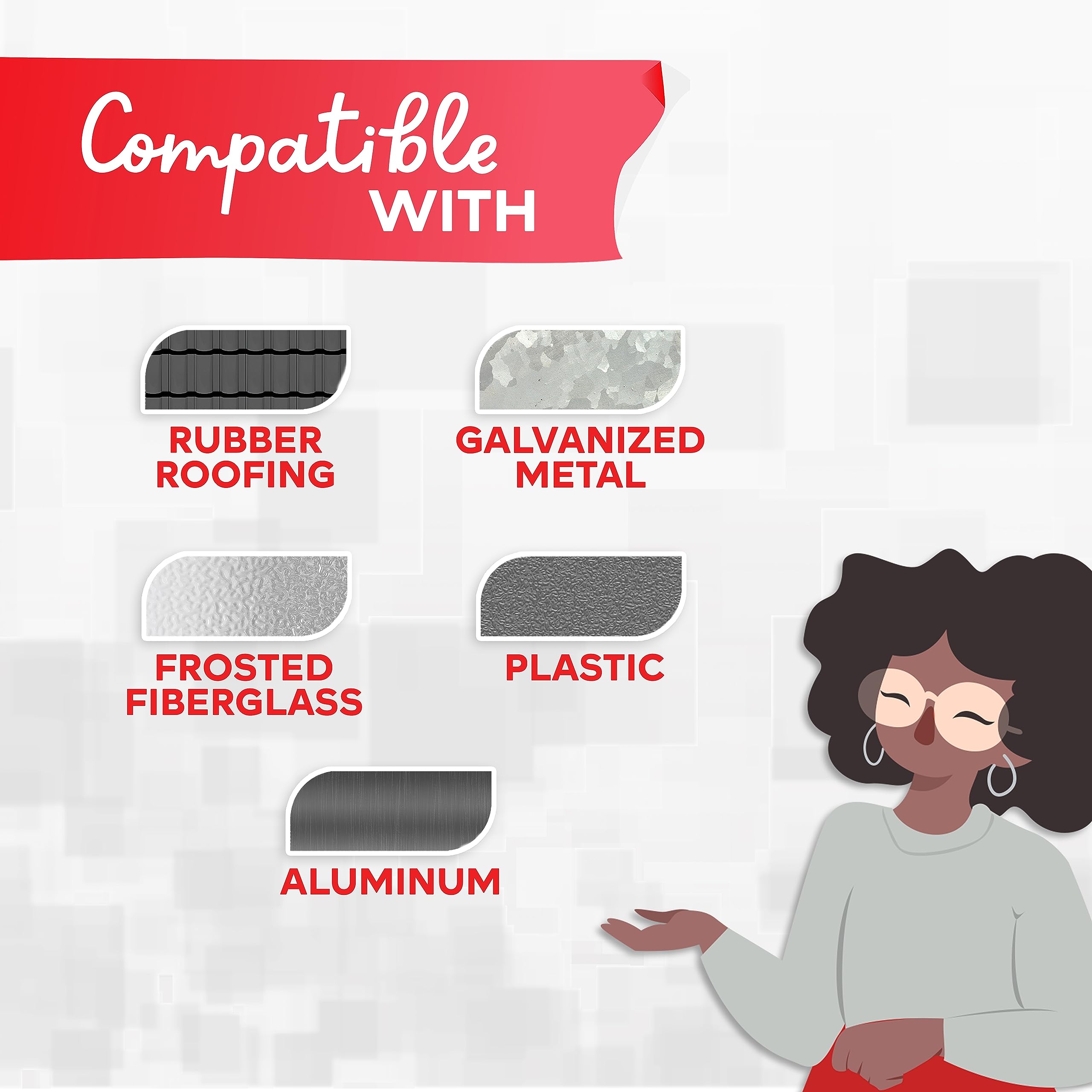 X Fasten Rv Repair Tape, White, 2-Inches X 50-Foot, Weatherproof Rv Rubber Roof Patch Tape For Rv Repair, Window, Vent, Boat Sealing, And Camper Roof Leaks