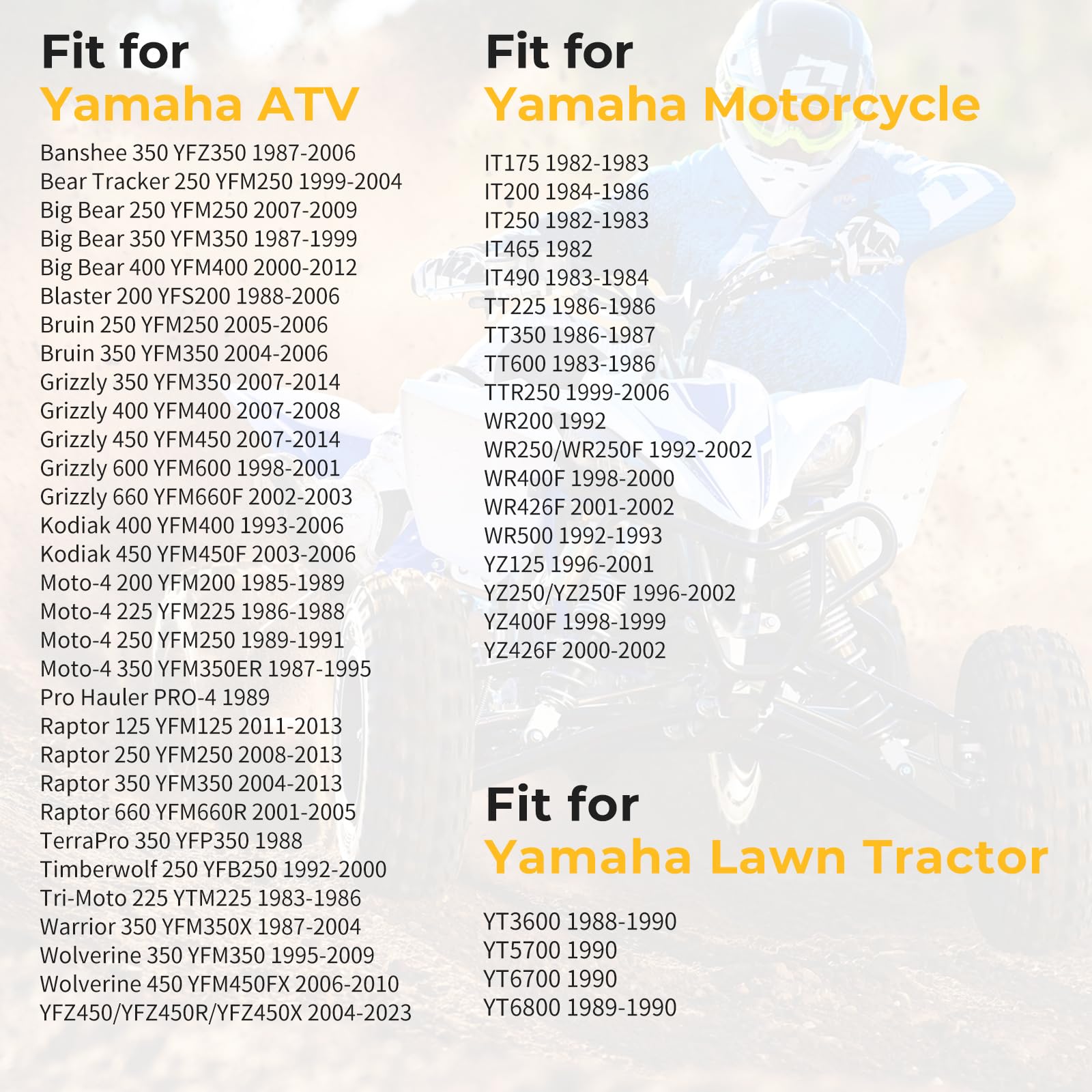 M Mati Gas Cap Fuel Tank Cap Fuel Cap For Yamaha Big Bear 250 350 400 Grizzly 350 400 450 600 660 5Km-24610-00-00 5Mv-24610-00-00 1Uy-24610-00-00