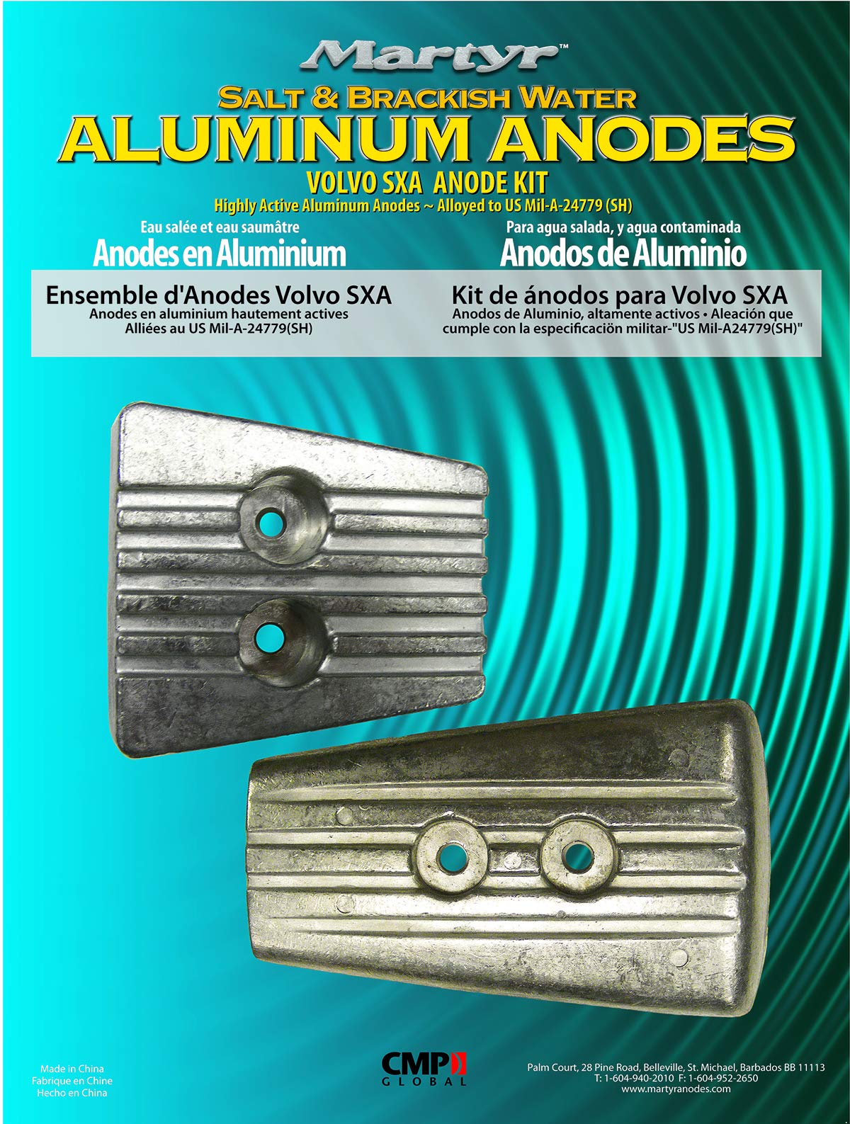 Martyr Anodes Cmsxakit Vp Dps Sxa Drive Anode Kit