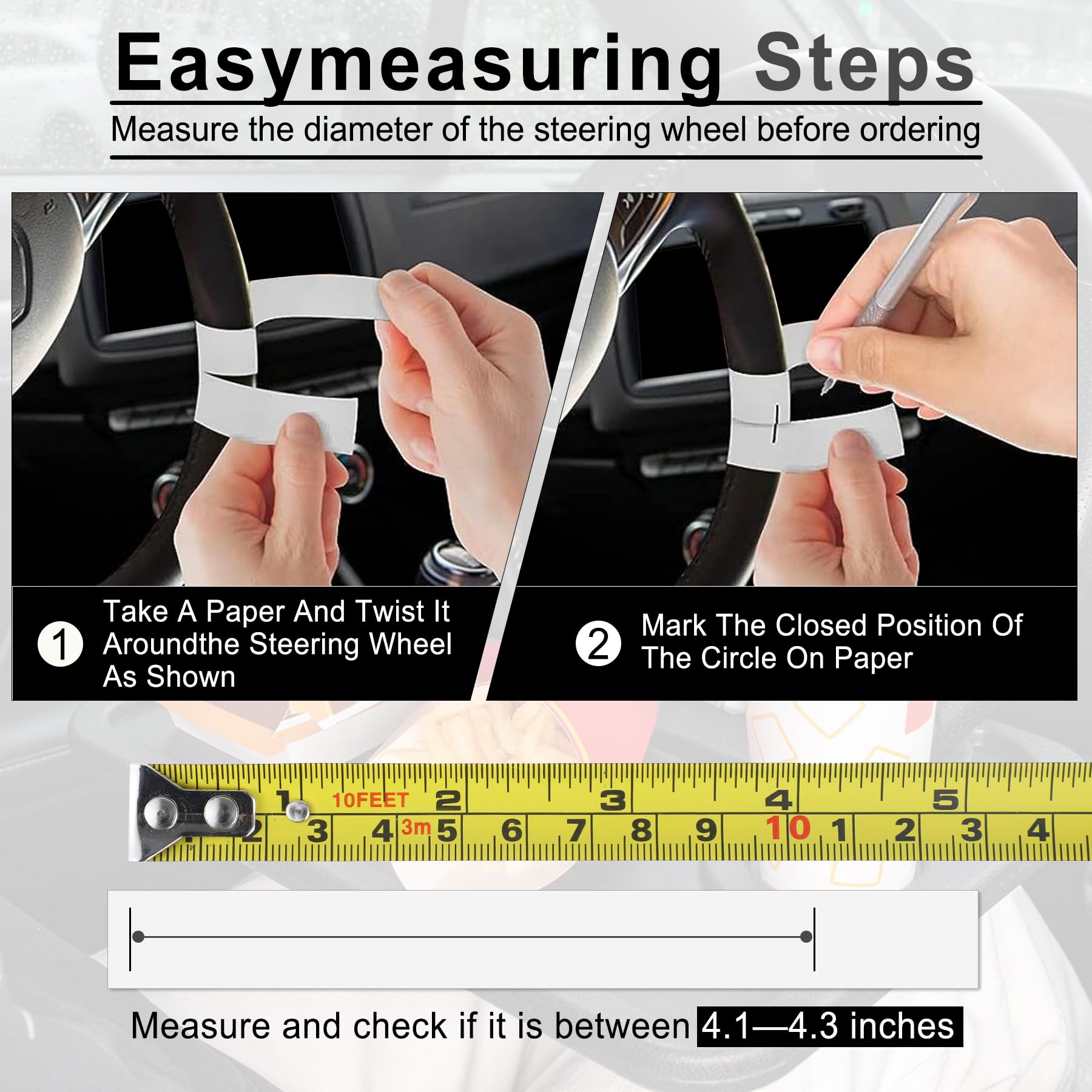 Justtop Car Steering Wheel Desk For Laptop,Multipurpose Travel Car Accessories, Car Seat Stand Trays For Eating, Steering Wheel
