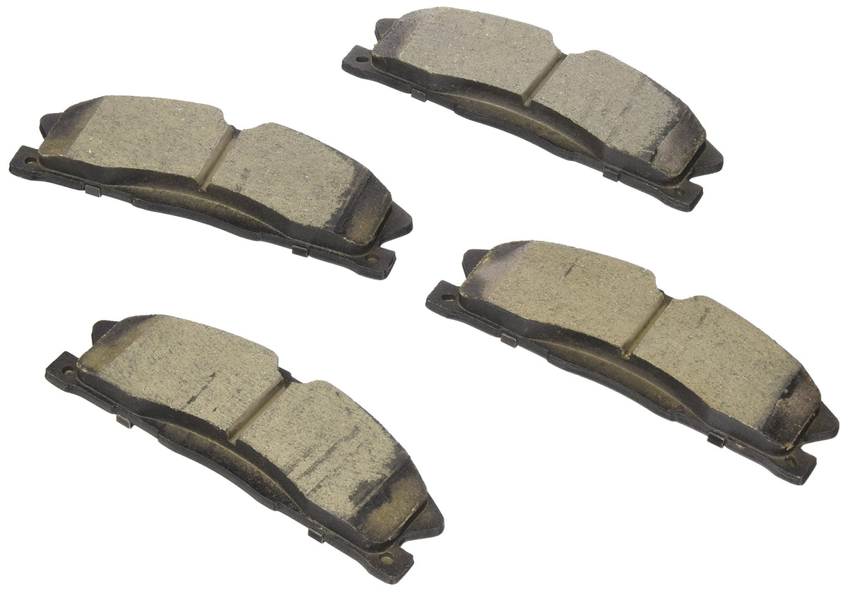 BOSCH BC1611 QuietCast Premium Ceramic Disc Brake Pad Set - Compatible with Select Ford Explorer, Flex, Taurus; Lincoln MKS; FRO