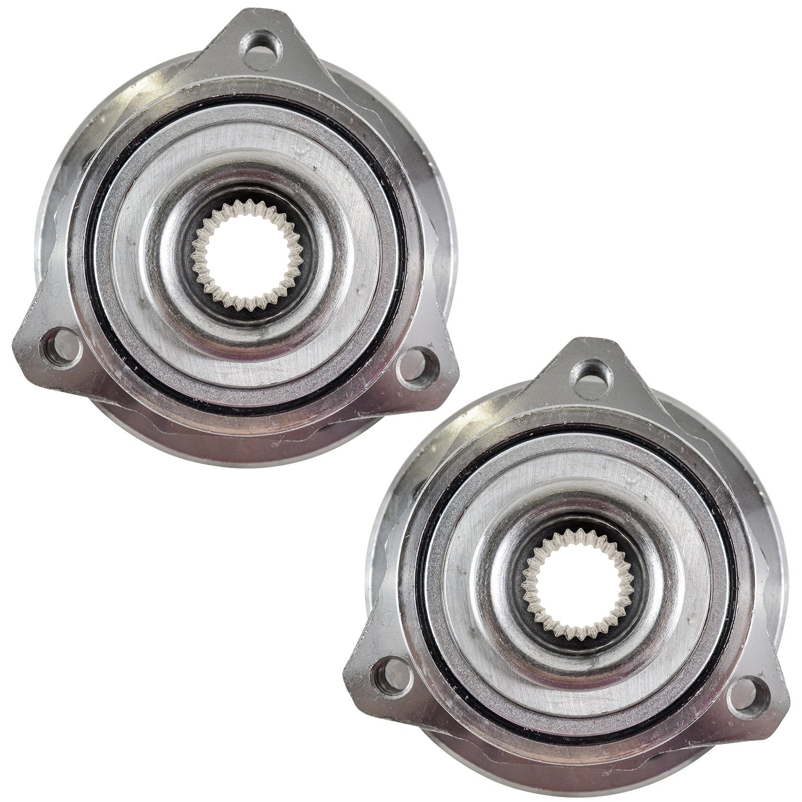 Trq Front Wheel Hub Bearings Assembly Set Compatible With 2002-2005 Jeep Liberty
