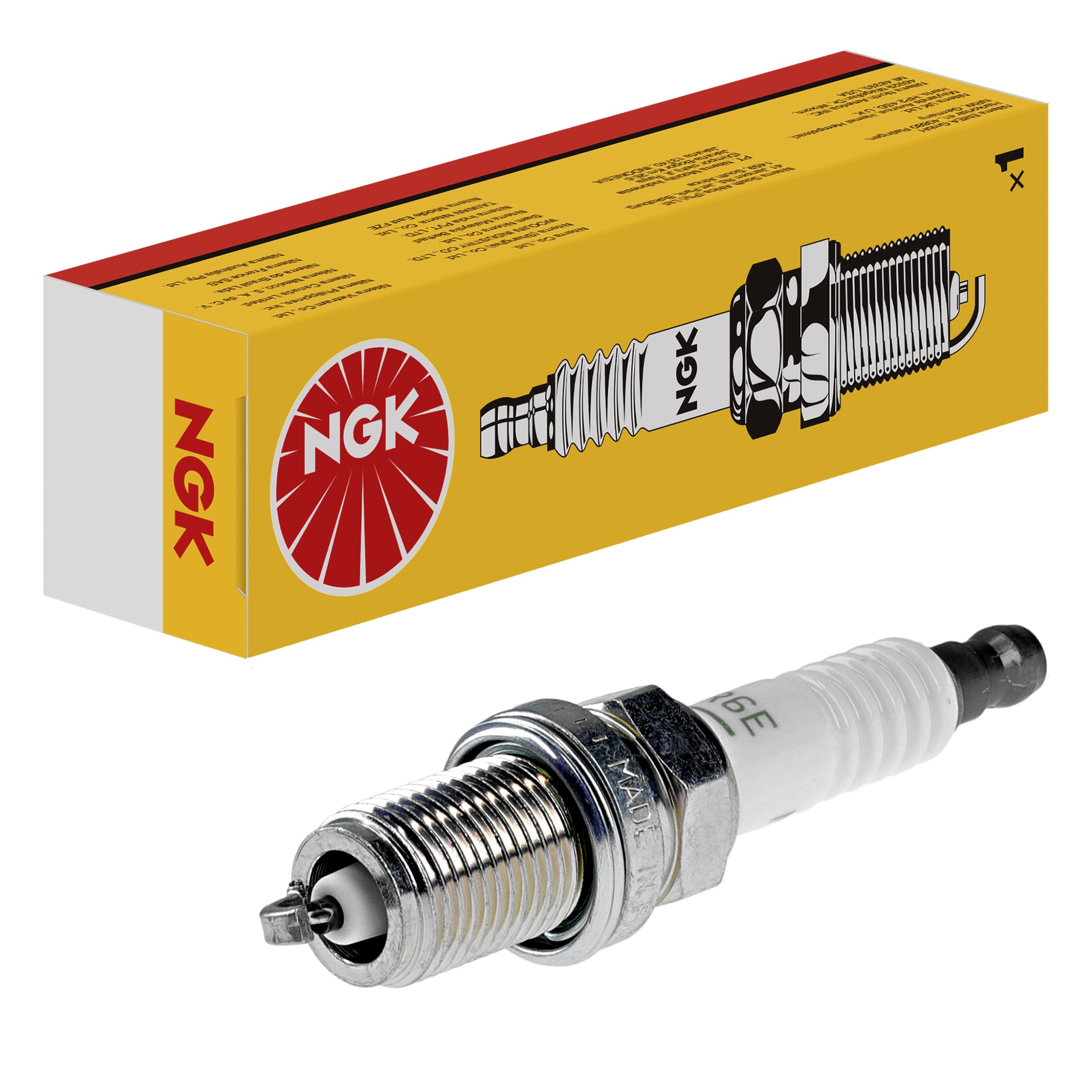 Ngk 6962 V-Power Spark Plug - Bkr6E, 4 Pack
