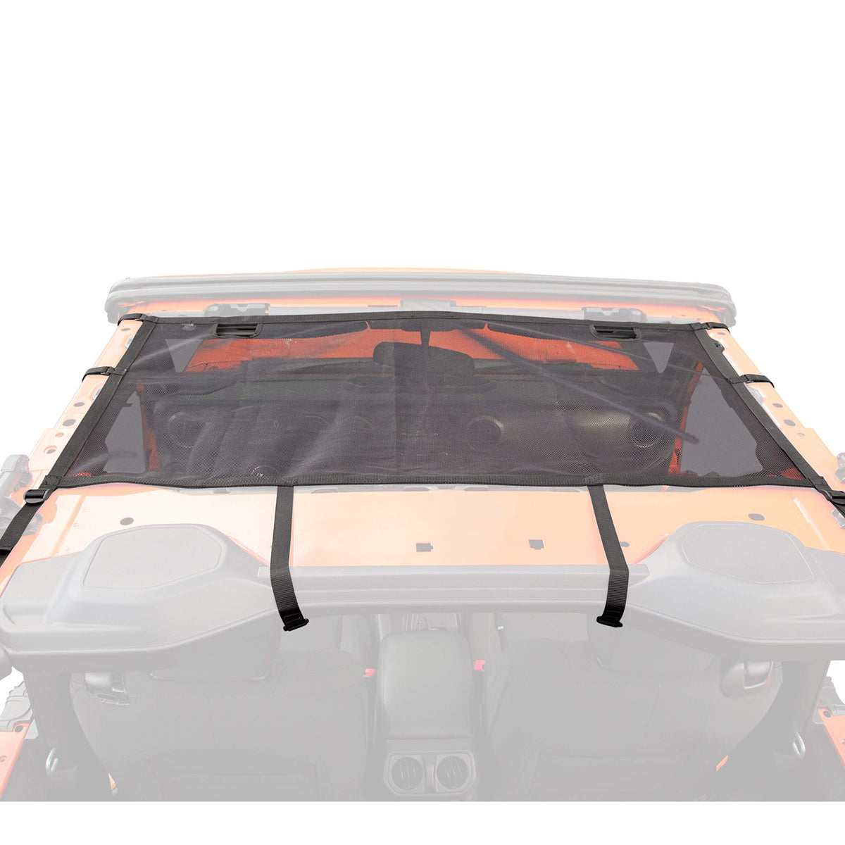 Rugged Ridge | Eclipse Sun Shade, Front, Black | 13579.74 | Fits 2018-2024 Jeep Wrangler JL 2-Door
