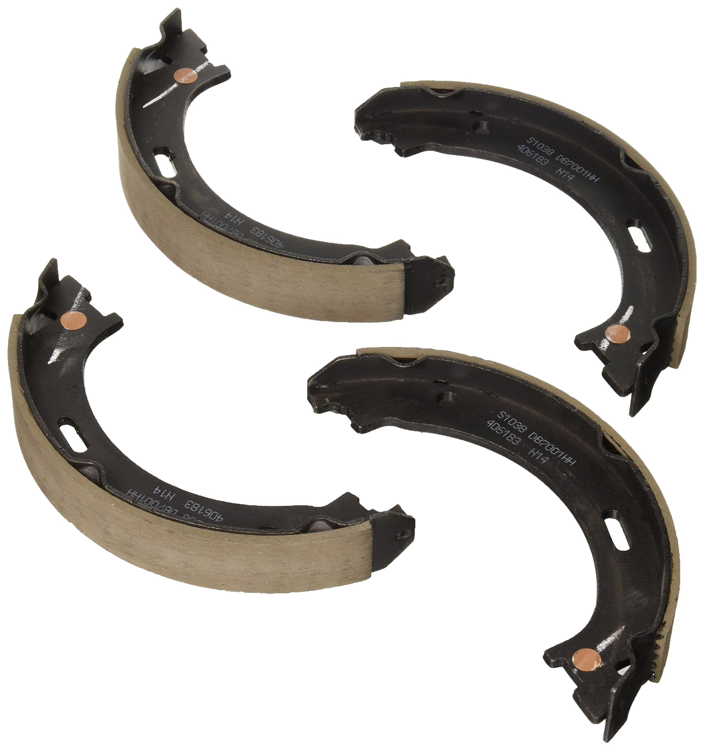 Bendix Premium 1038 Rear Parking Brake Shoe For Jeep Commander 2010-2006, Grand Cherokee 2010-2005