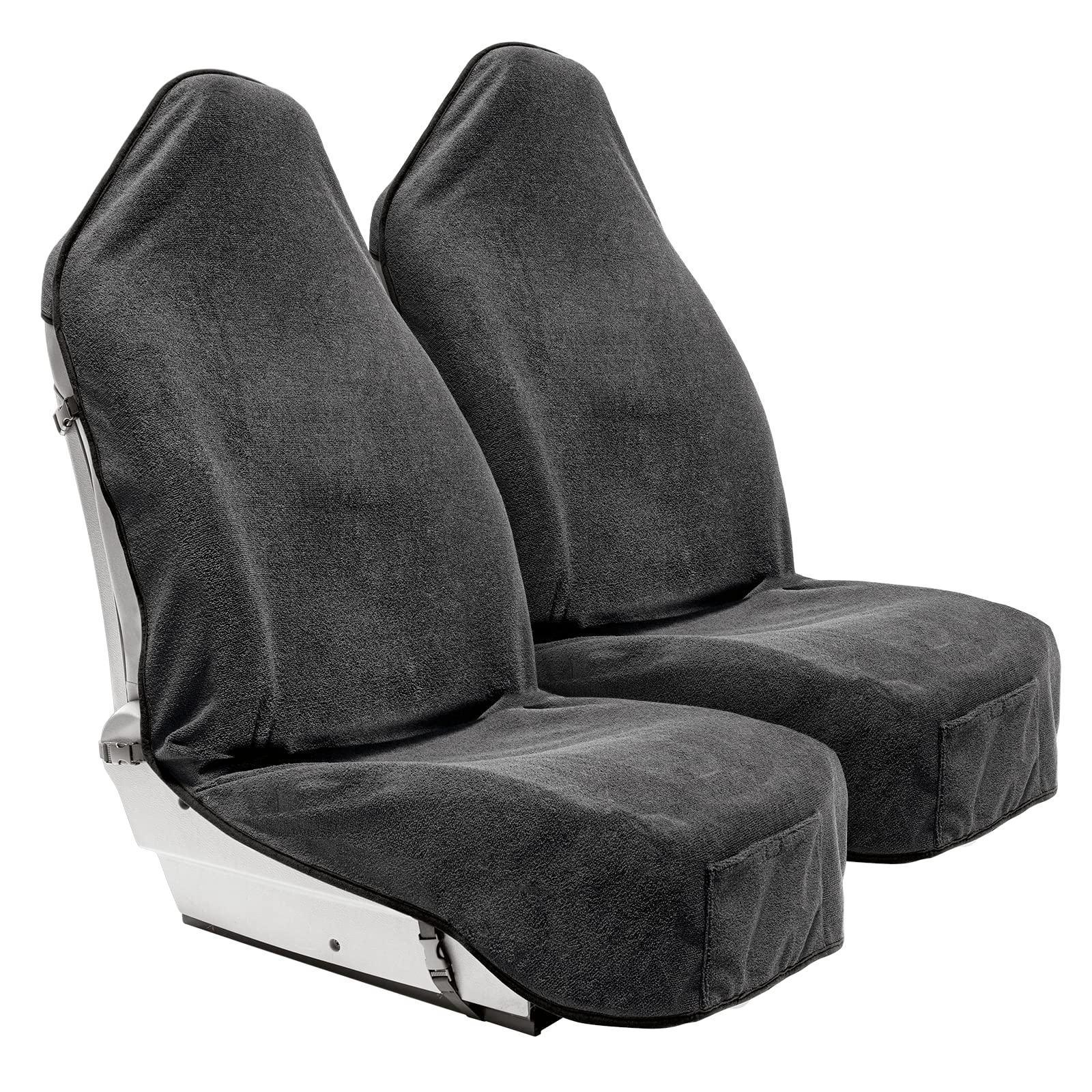 Season Guard Terry Cloth Sweat Towel Seat Cover; Carseat Towel Protector; Great for Gym Workout; Waterproof; Universal Fit for C