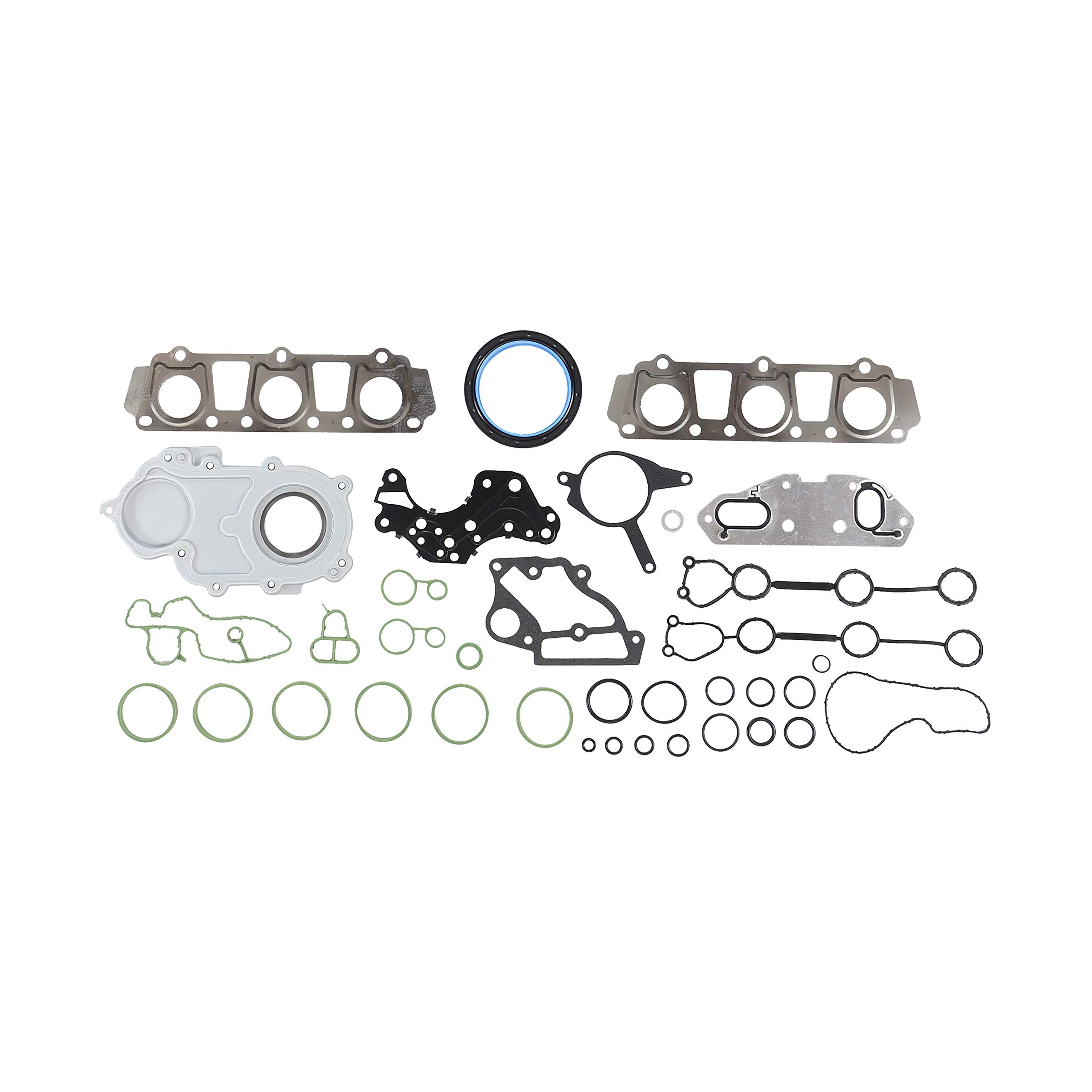 DNJ FGS8014 Full Gasket Sealing Set for 2005-2009 / Audi / A4, A4 Quattro, A6, A6 Quattro / 3.2L / DOHC / V6 / 24V / 3123cc / BKH