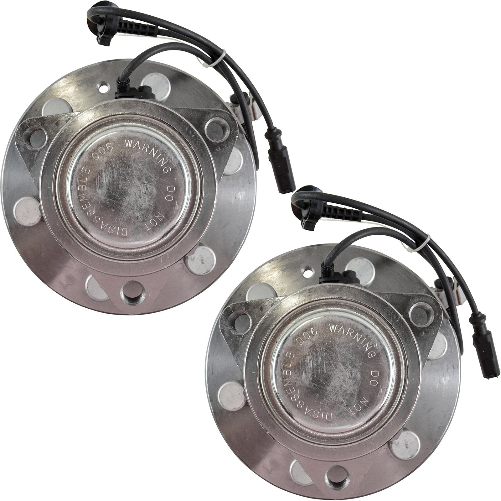 Trq Front Wheel Hubs & Bearings 6 Lug Left & Right Pair For Chevy Gmc 2Wd 2X4