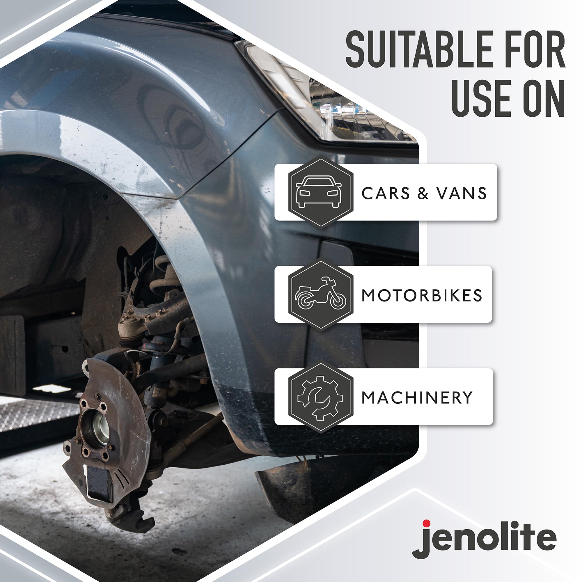 Jenolite Waxoil Rust Prevention Aerosol, Car/Bike/Motorcycle Corrosion Protection Spray 500Ml (16.9 Fl Oz)