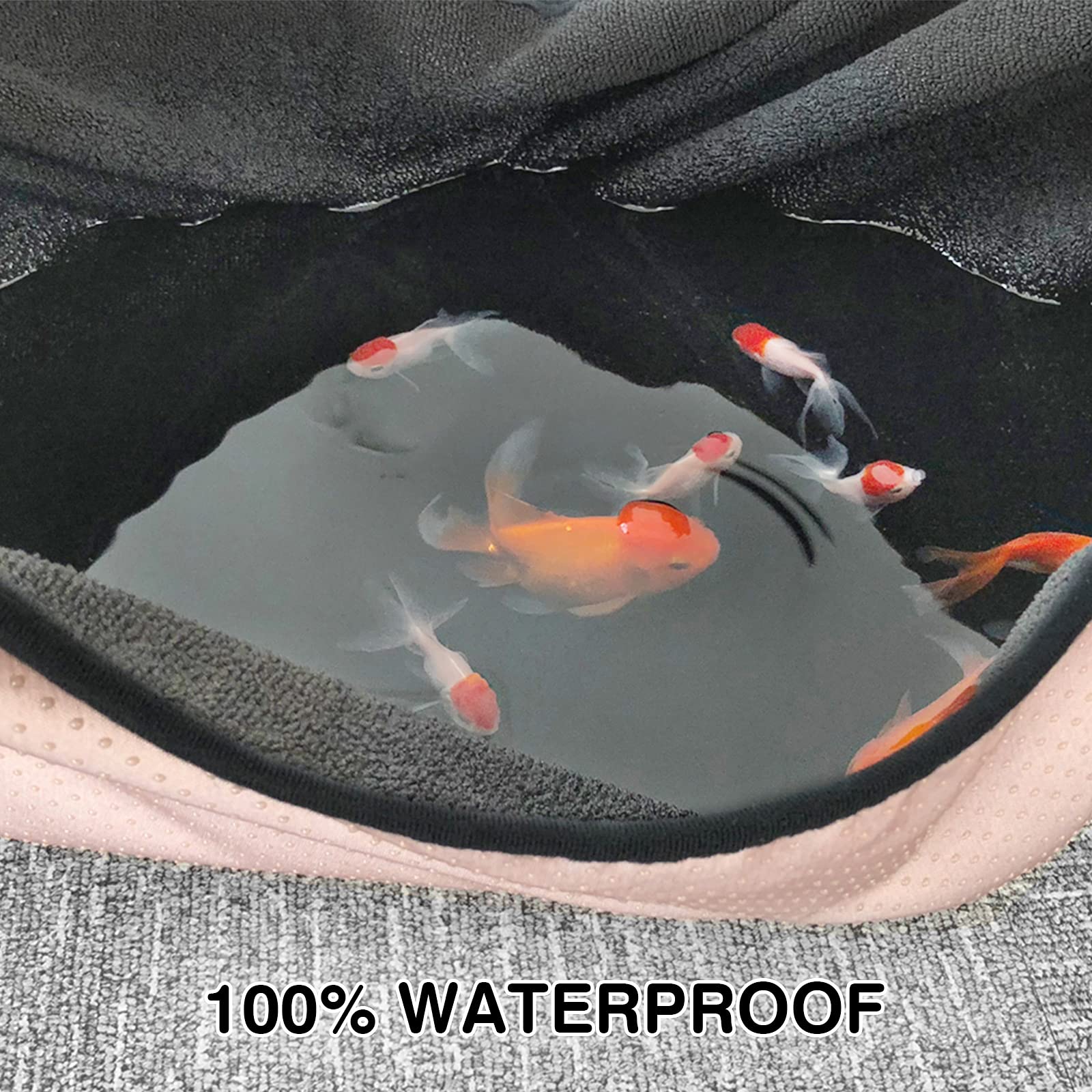 Leader Accessories Grey Waterproof Towel Auto Car Seat Cover Protector Machine Washable - Fit Yoga Running Crossfit Athletes Bea