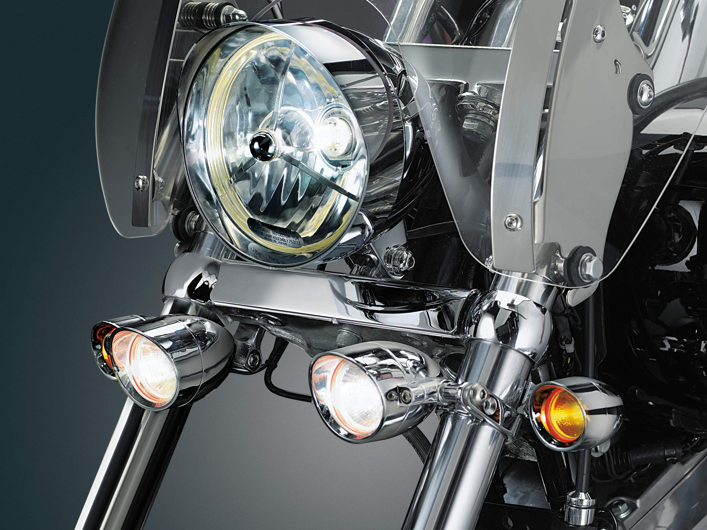 Kuryakyn 4017 Motorcycle Lighting Hardware Component: P-Clamp With 5/16 Mounting Hole, Universal Fit For 1-1/2 Or 1-5/8 Diameter Engine Guards/Tubing, Chrome, Pack Of 1