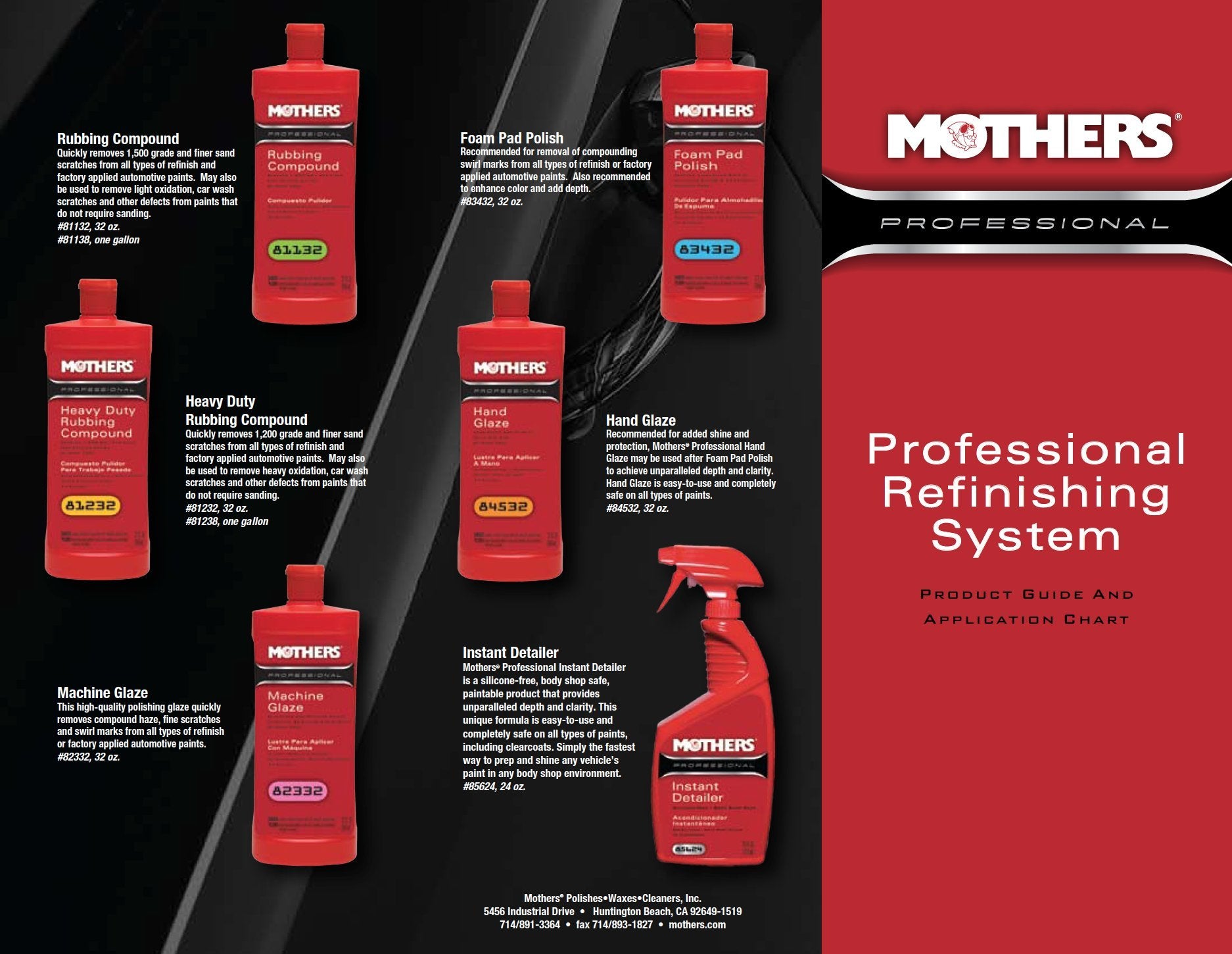 Mothers 83432 Professional Foam Pad Polish, 32 Oz