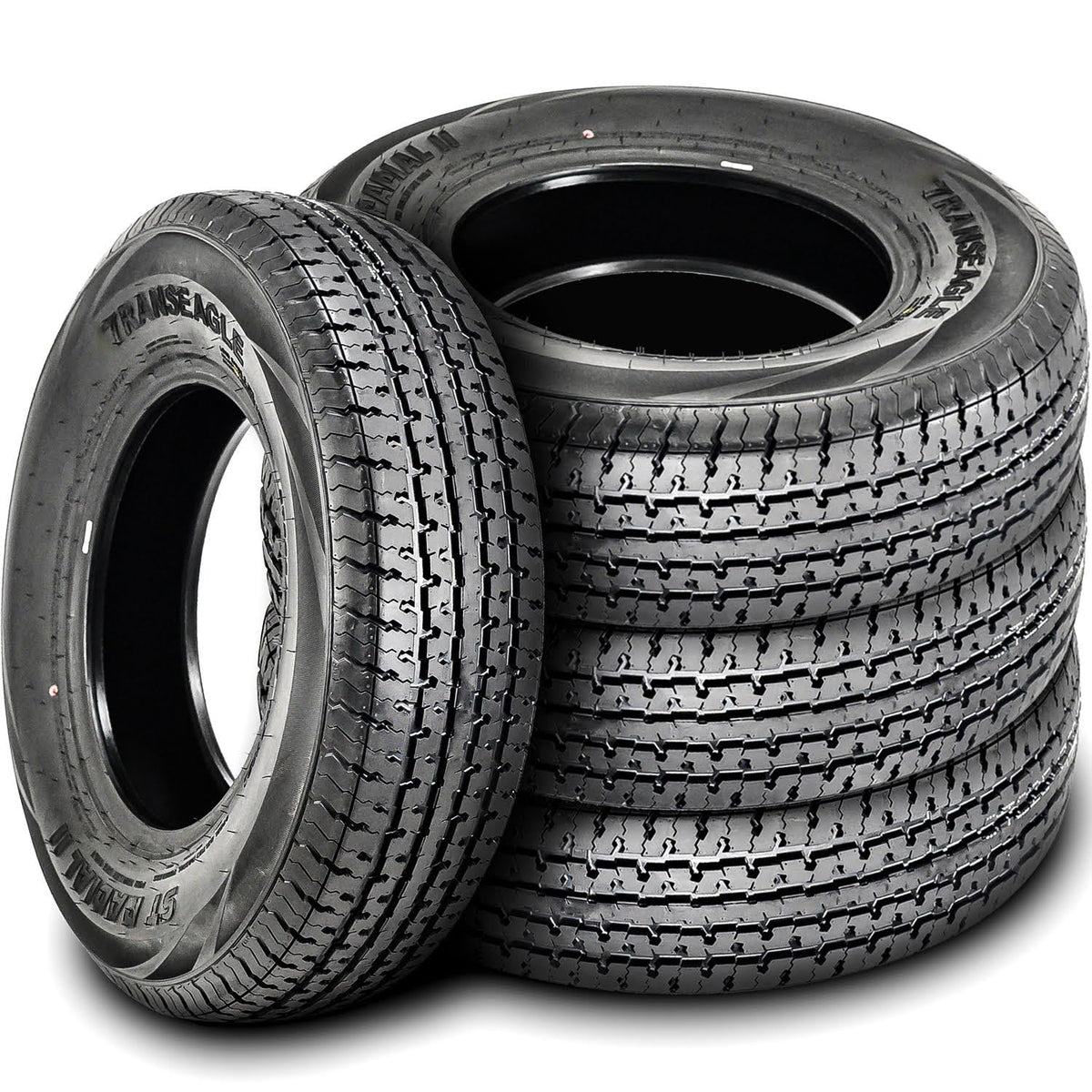 Set Of 4 (Four) Transeagle St Radial Ii Premium Trailer Radial Tires-St225/75R15 225/75/15 225/75-15 117/112L Load Range E Lre 1