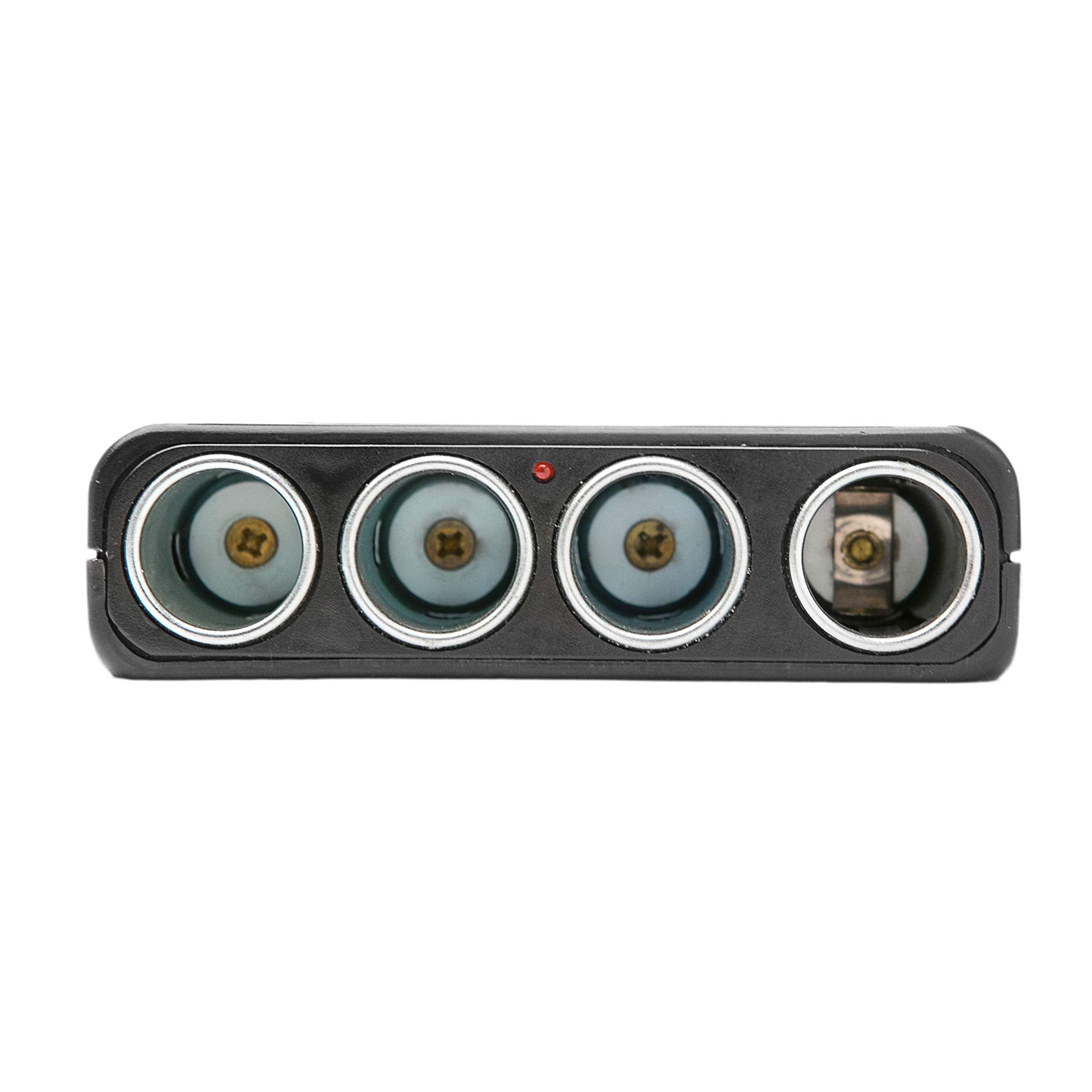 Wagan 4-Way 12V Automotive Socket Splitter And Extender, Cigarette Power Splitter