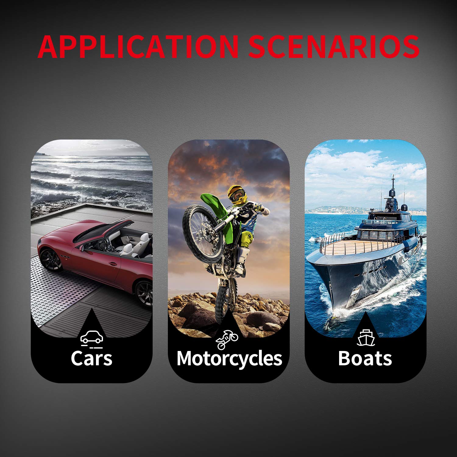 Daiertek Car Auto Lighted Toggle Switch 12V, Yellow 12 Volt Led Toggle Switch With Light Illuminated Amber 30 Amp Heavy Duty