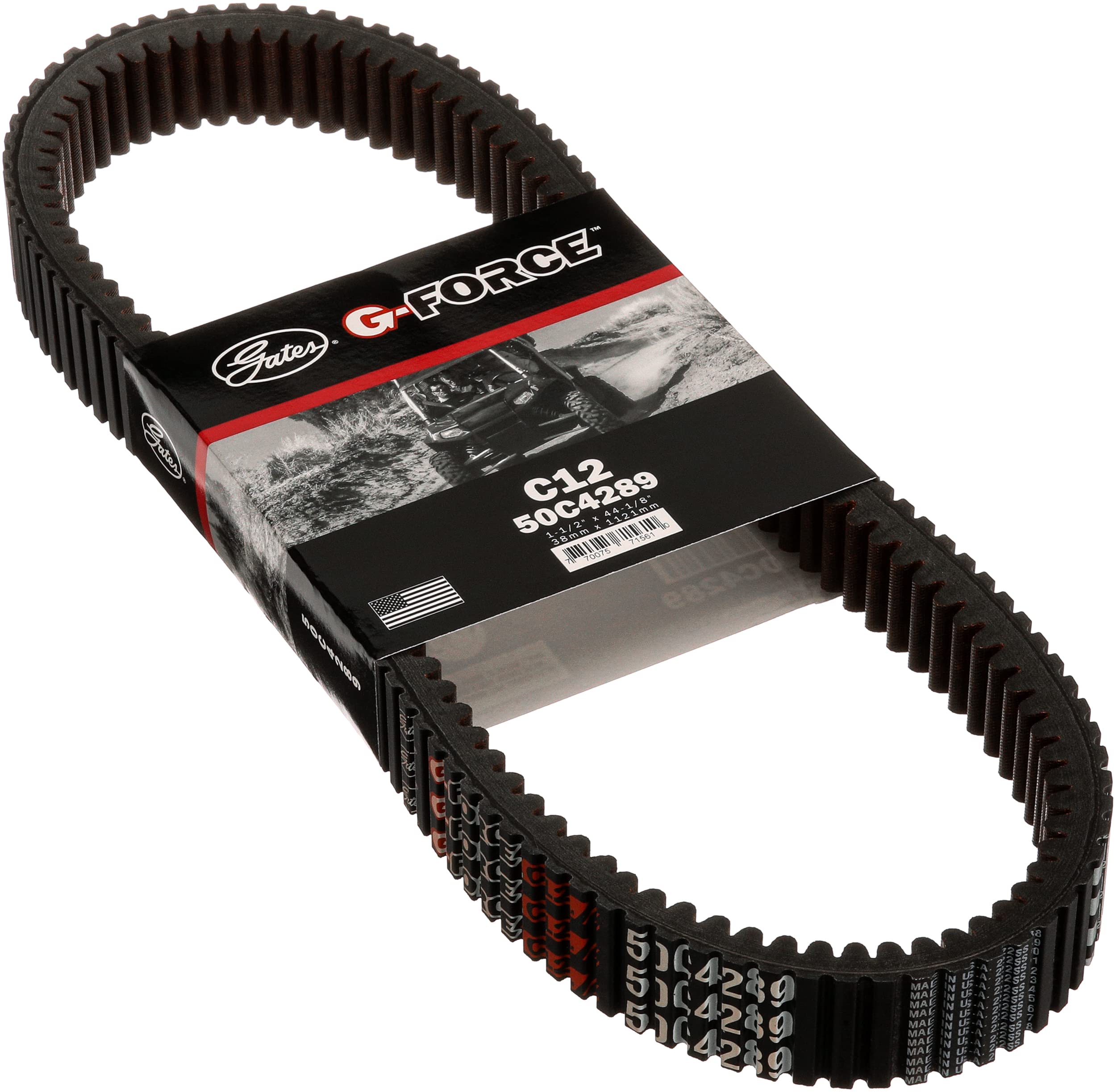 Gates 50C4289 G-Force C12 Continuously Variable Transmission (Cvt) Belt