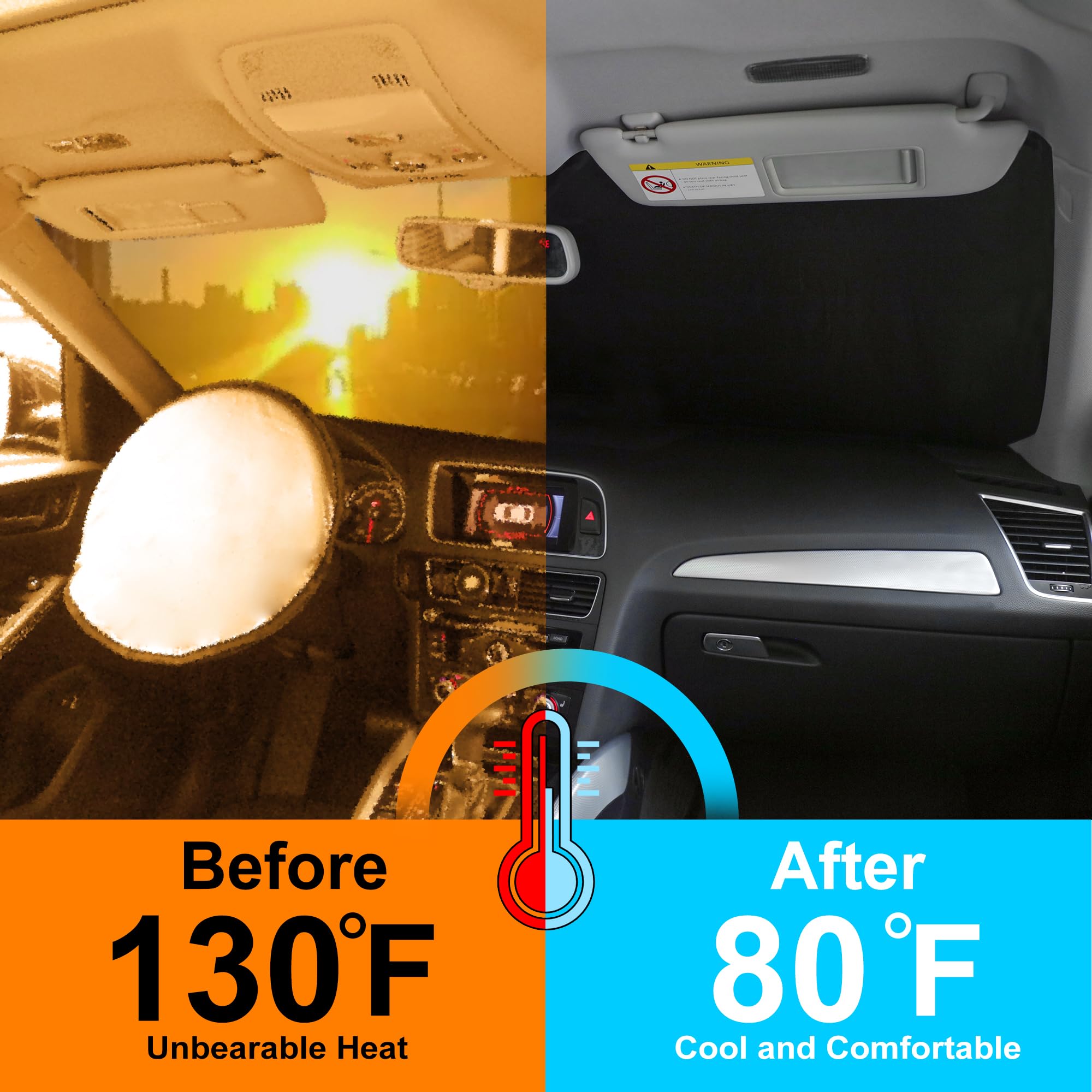 Yycke Windshield Sun Shade Accessories Compatible With 2022 2023 2024 2025 Corolla Cross(Not For Corolla) For Toyota Foldable Su