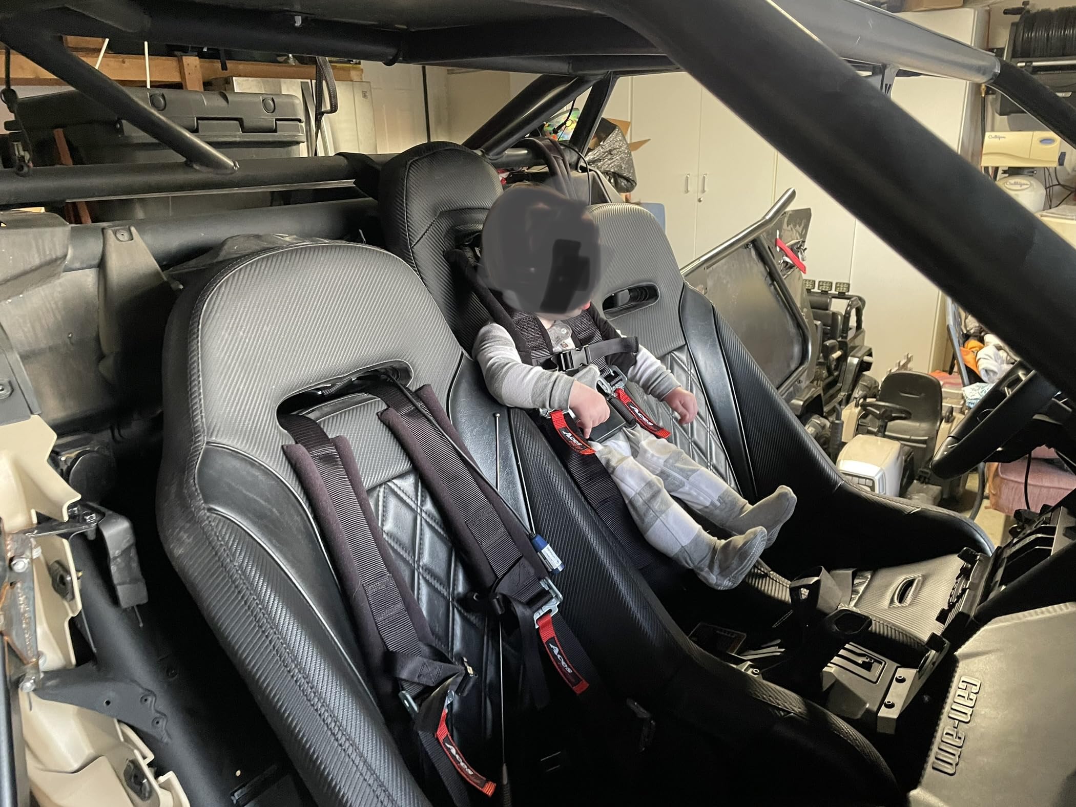 Bump Seat Compatible With Canam X3 2 Seat And 4 Seat Models 2017+ (Black)