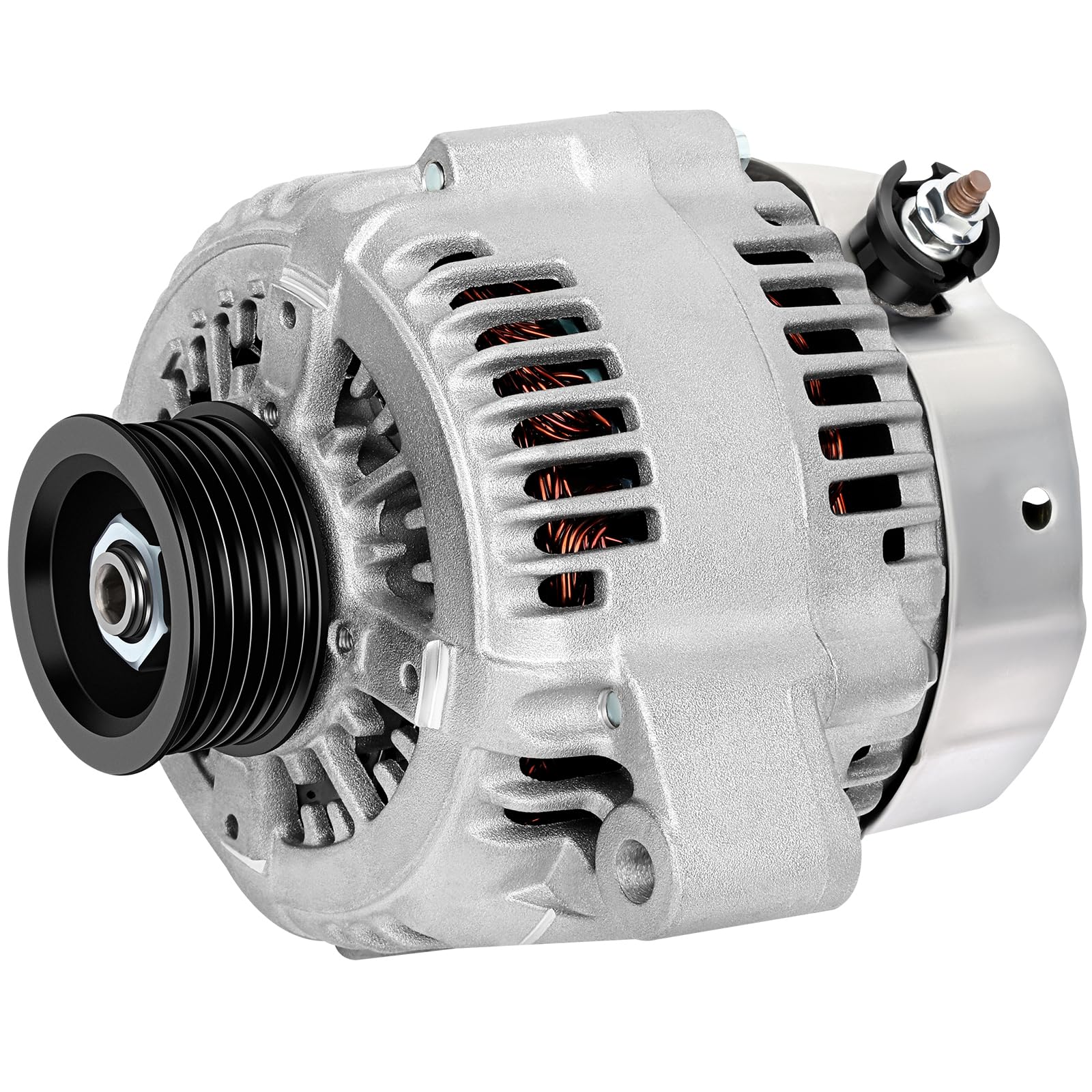SCITOO Alternator Compatible with 2000 2001 2002 for Toyota Tundra for Sequoia 4.7L V8 00 01 02-12V 100Amp CW 6-Groove Pulley, 1