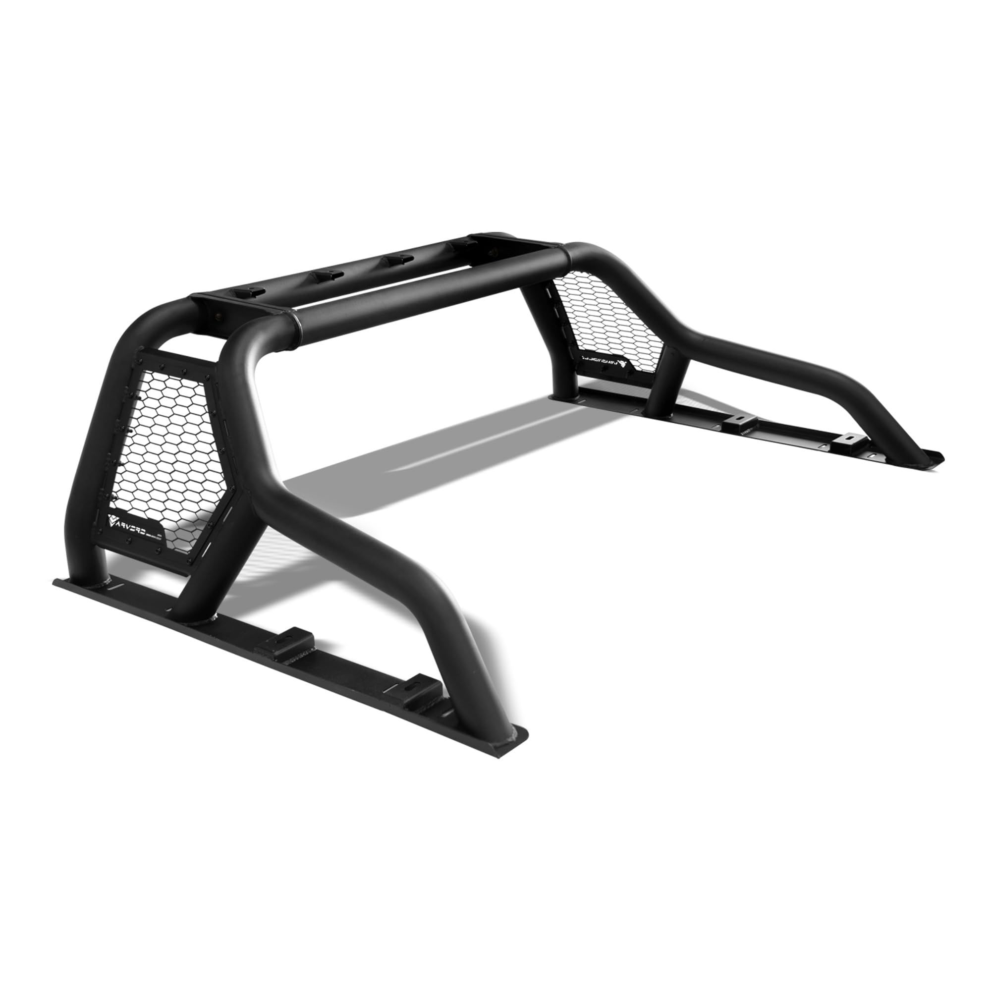 Armordillo Cr1 Roll Bar Style Chase Rack For Mid Size Trucks|Led Light Mounts|Compatible 05-24 Tacoma|15-24 Colorado/Canyon|19-23 Ranger|05-24 Frontier|Cr-1 7180345 Chase Rack|Chase Bar - Matte Black